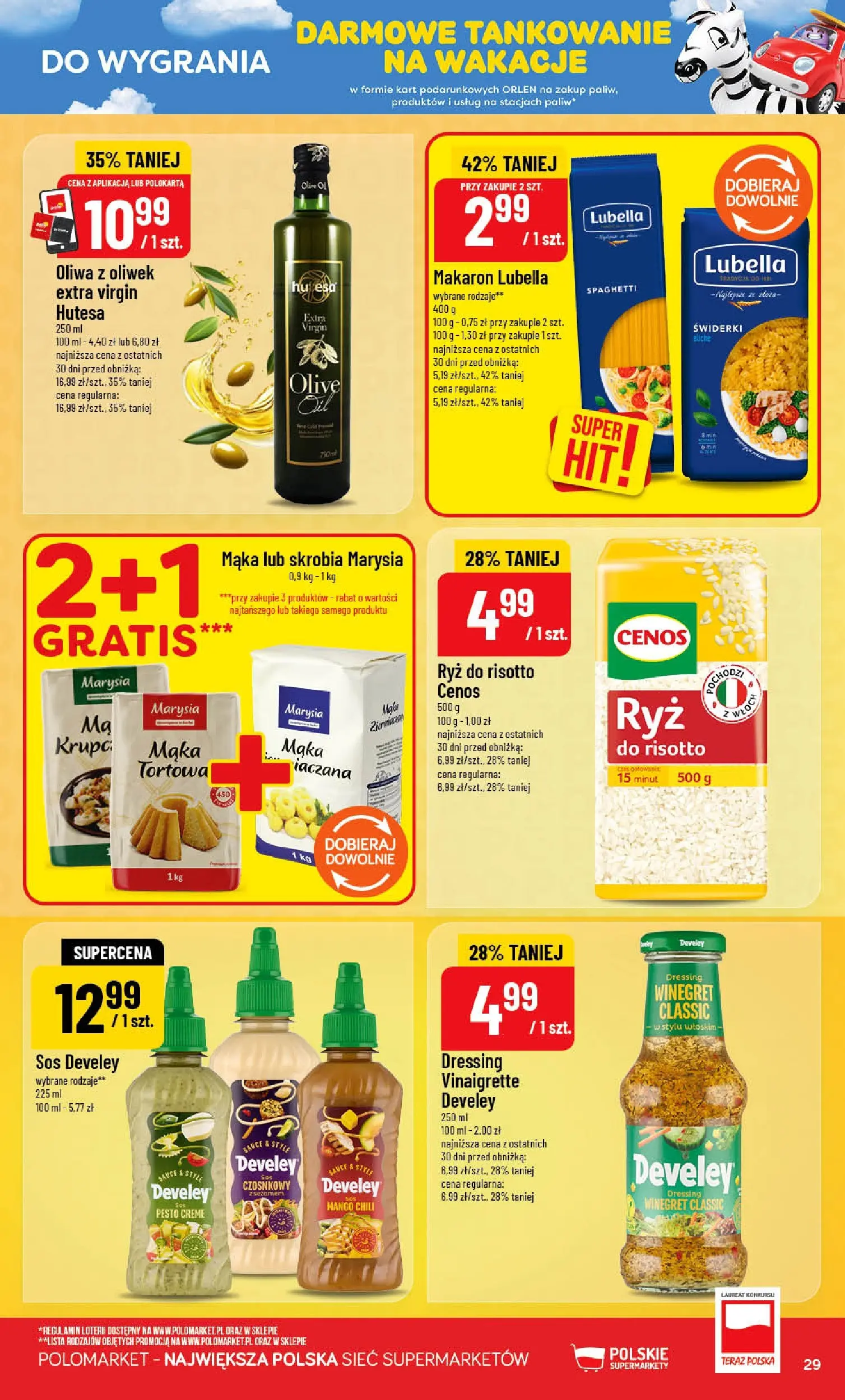 Nowa POLOmarket gazetka od jutra 01.07.2026 | Strona: 29 | Produkty: Chili, Pesto, Ryż, Sos