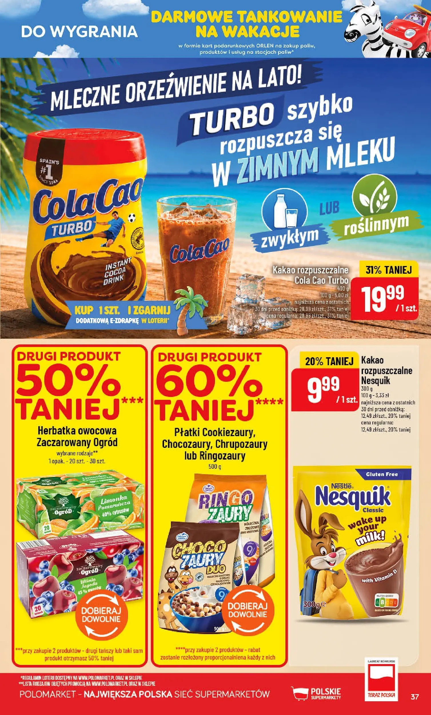 Nowa POLOmarket gazetka od jutra 01.07.2026 | Strona: 37 | Produkty: Limonka, Kakao, Płatki
