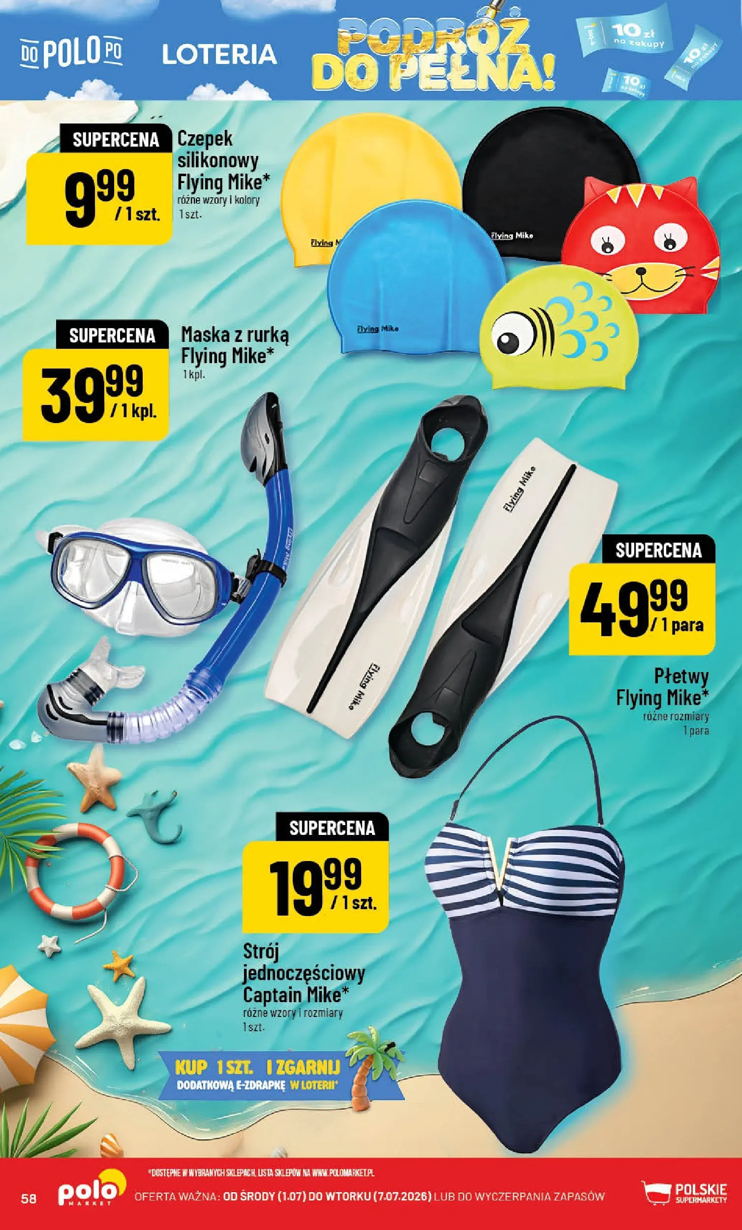 Nowa POLOmarket gazetka od jutra 01.07.2026 | Strona: 58 | Produkty: Maska