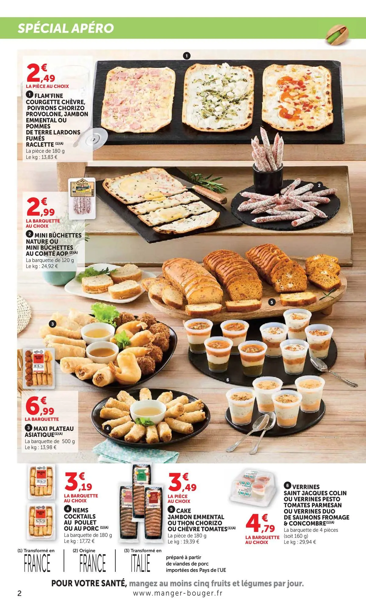 Offres - Catalogue SUPER U 【Juillet】 | Page: 2 | Produits: Chorizo, Parmesan, Pesto, Pommes de terre