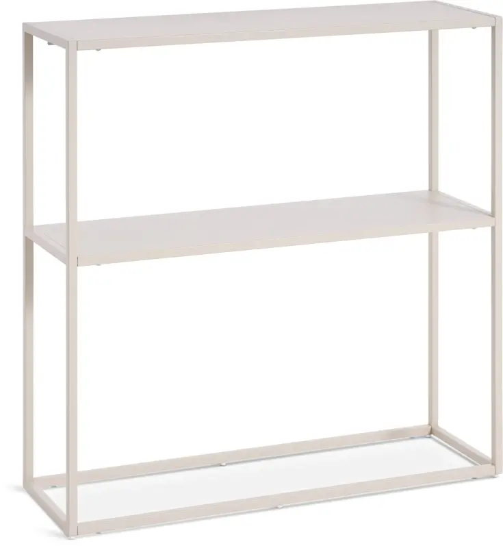 JYSK Конзолна маса VIRUM 26x80 с рафт бежова