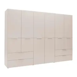 Dreht&uuml;renschrank Siena Glas Kaschmir