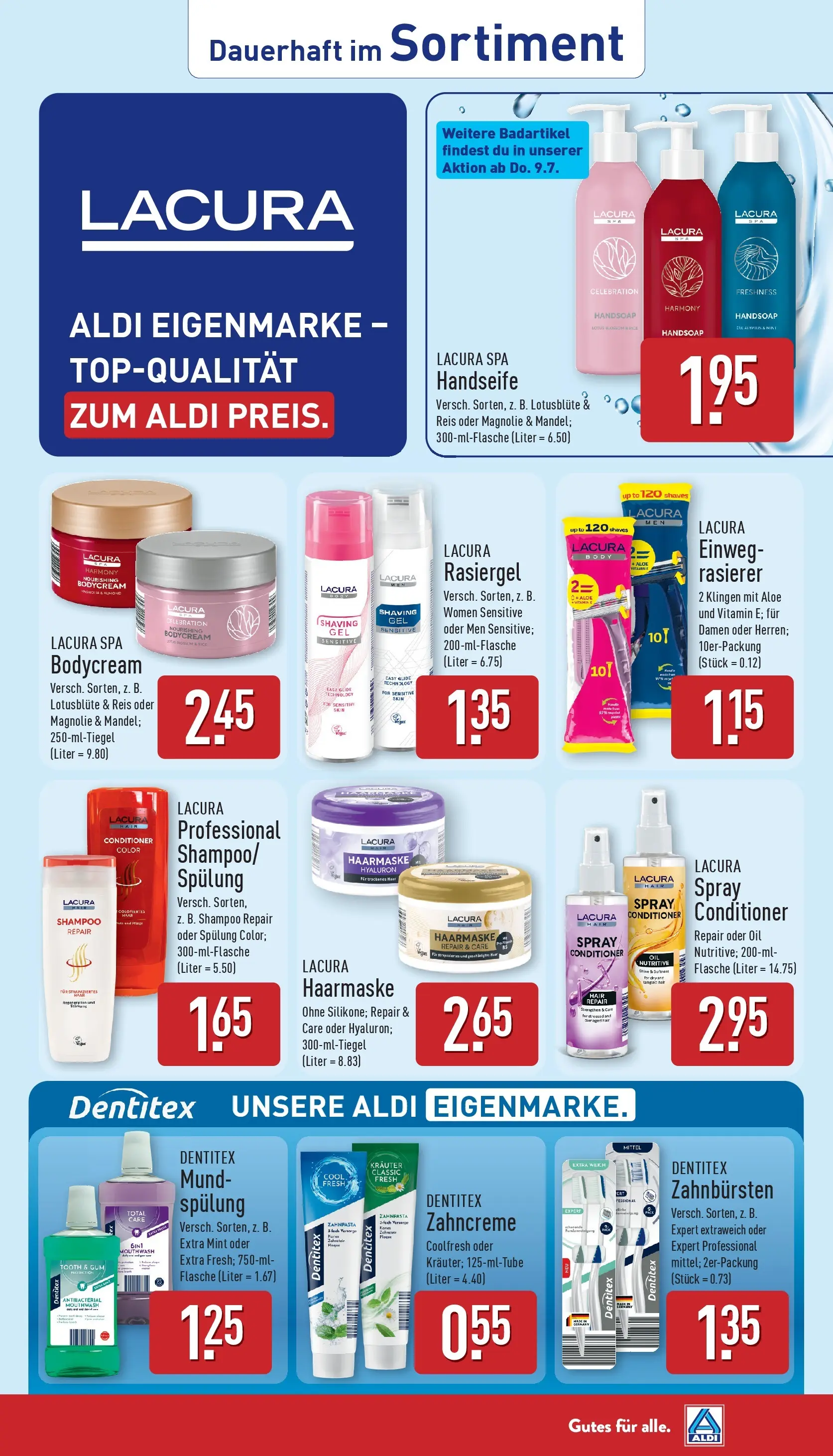 Aldi - ALDI Nord: Wochenangebote (ab 05.07.2026) » Angebote Online | Seite: 35 | Produkte: Rasierer, Spülung, Haarmaske, Reis