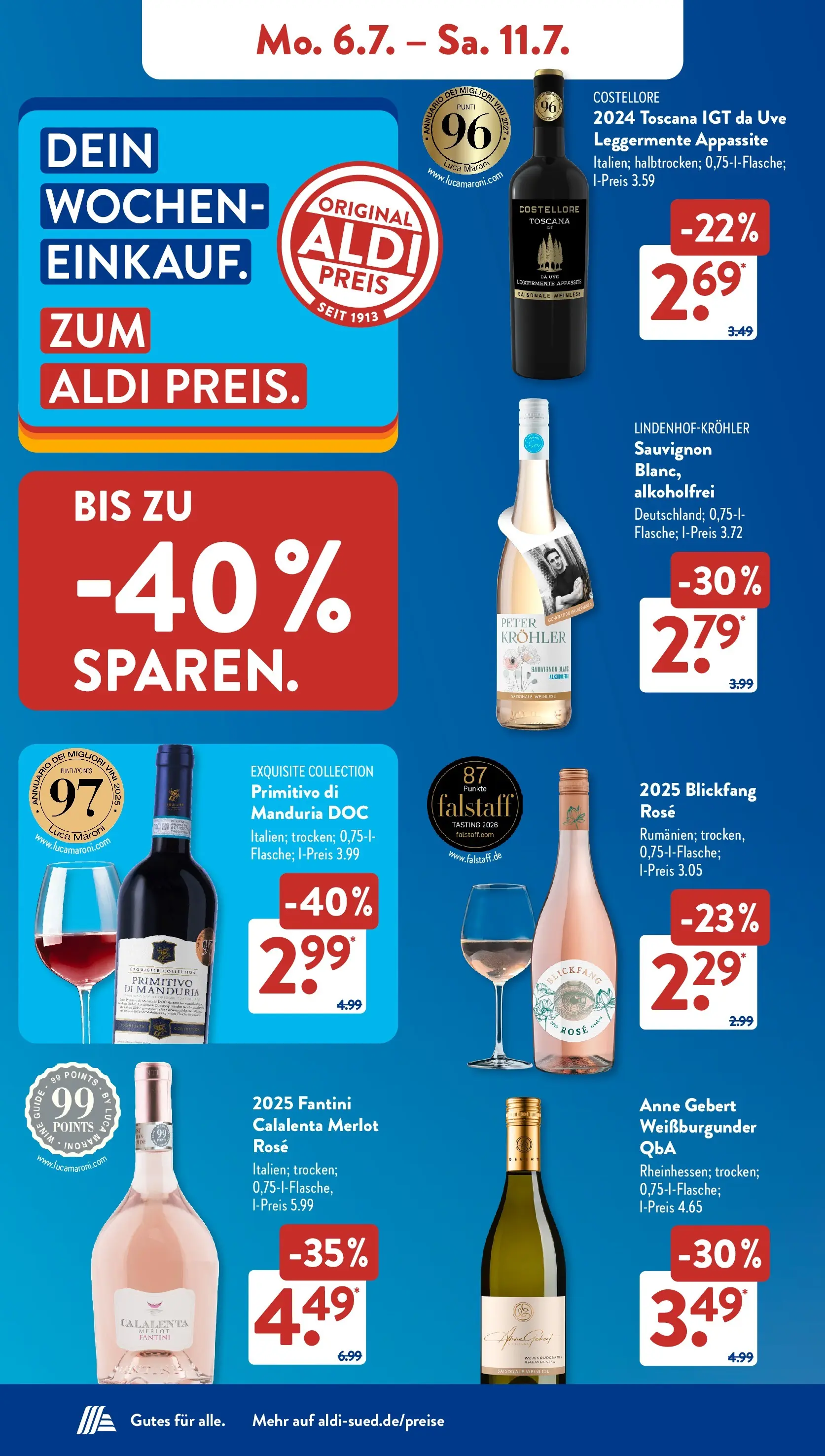 Aldi Süd - Aldi Süd: Wochenangebote (ab 05.07.2026) zum Blättern | Seite: 7 | Produkte: Merlot