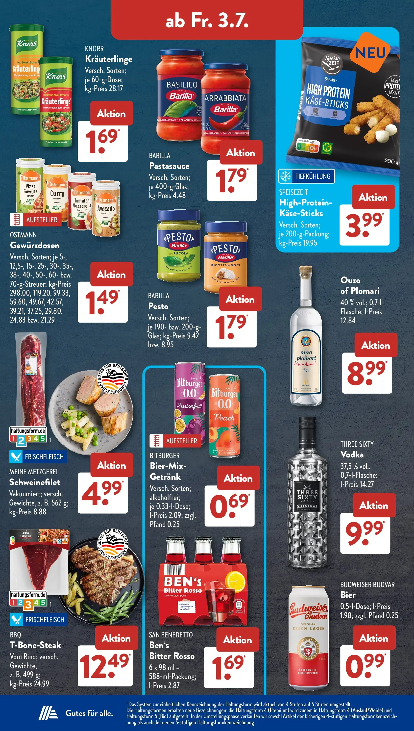 Aldi Süd - Aldi Süd: Wochenangebote (ab 28.06.2026) zum Blättern | Seite: 21 | Produkte: Barilla pesto, Rucola, Pizza, Ouzo plomari