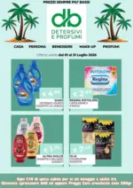 DB detersivi Offerte valide dal 01 al 31 luglio - al 31.07.2026