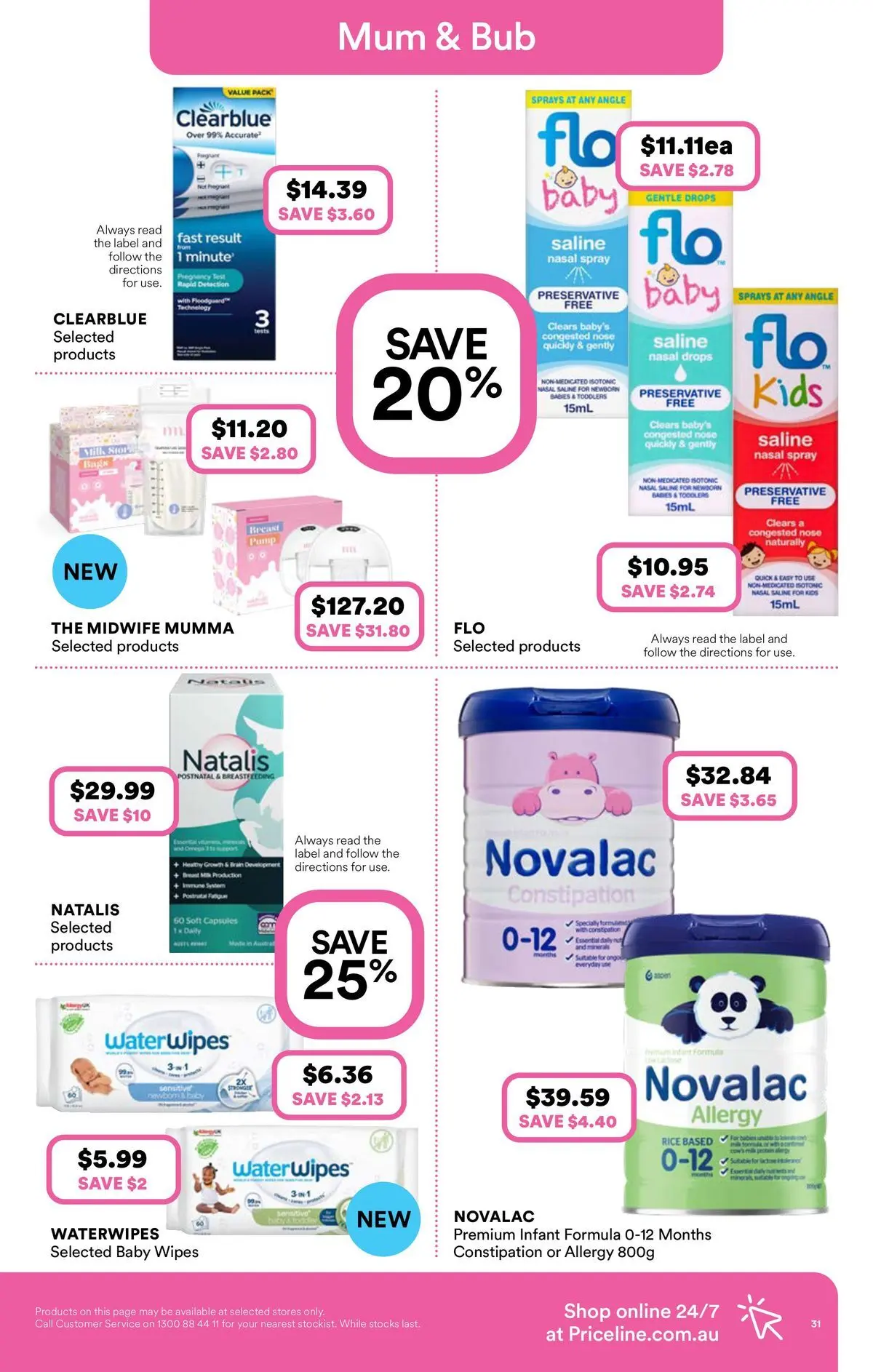 Priceline Pharmacy catalogue Randwick - 01/07/2026 > weekly / monthly specials | Page: 31
