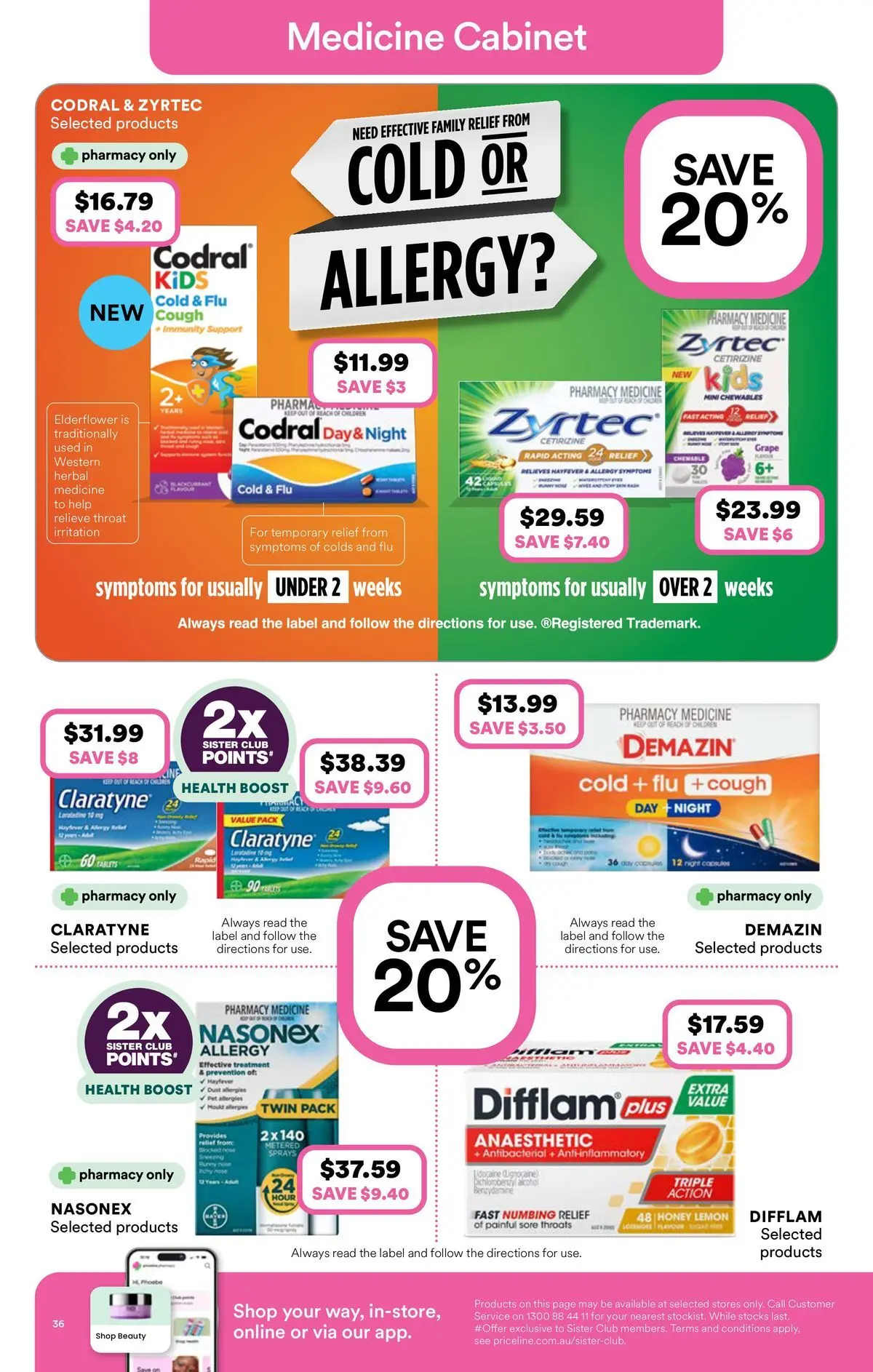 Priceline Pharmacy catalogue Randwick - 01/07/2026 > weekly / monthly specials | Page: 36