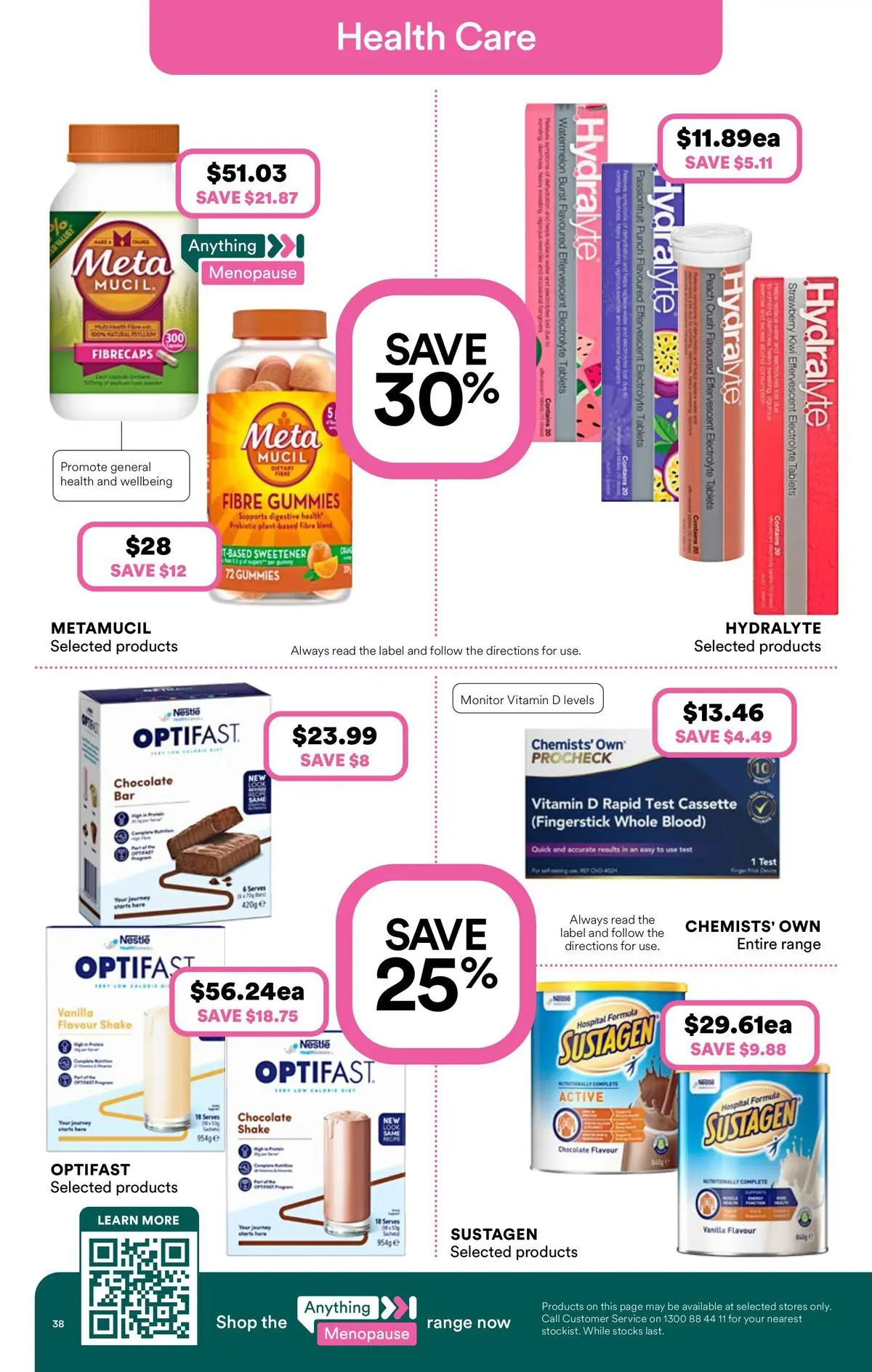 Priceline Pharmacy catalogue Randwick - 01/07/2026 > weekly / monthly specials | Page: 38