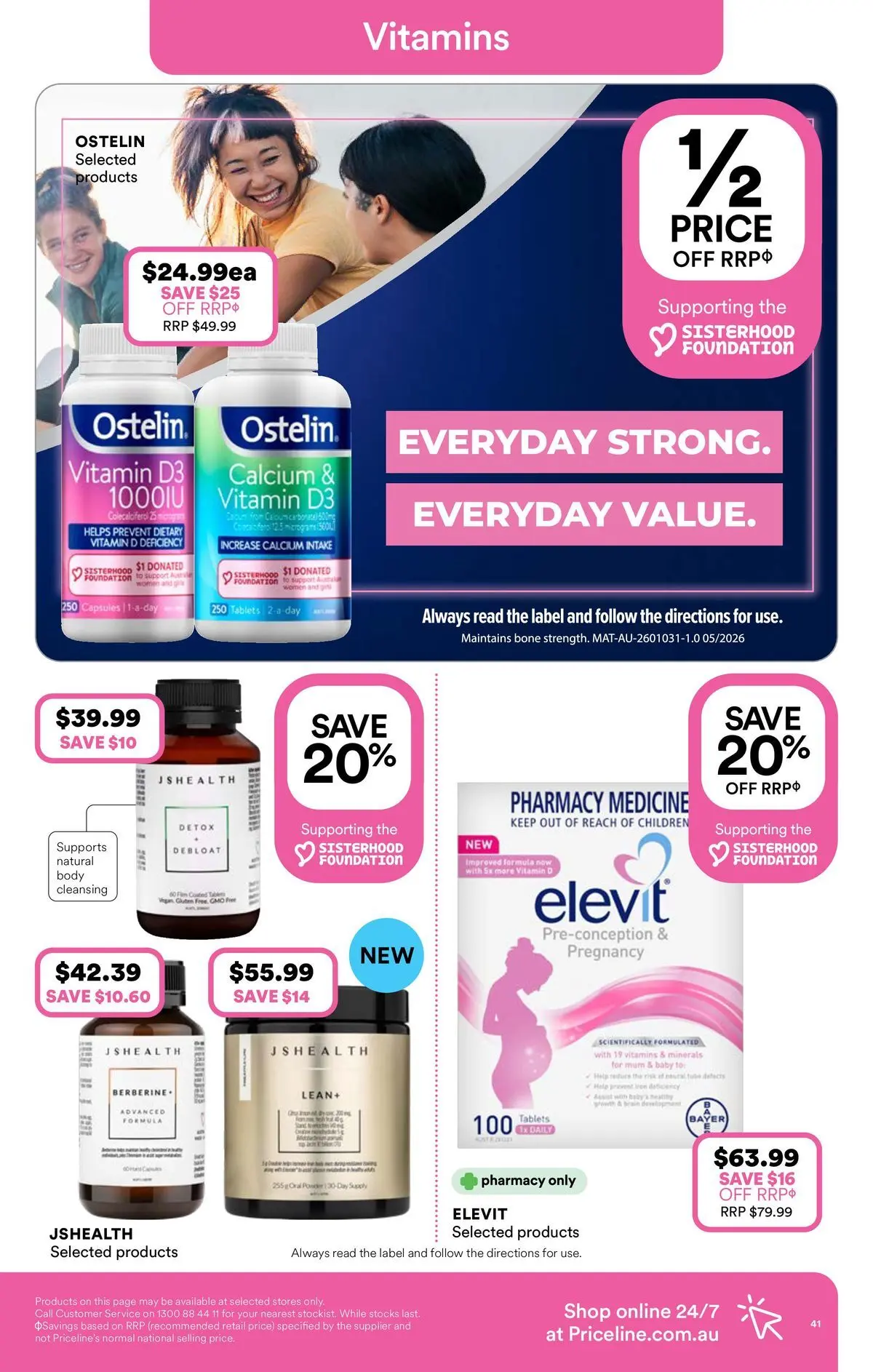 Priceline Pharmacy catalogue Randwick - 01/07/2026 > weekly / monthly specials | Page: 41
