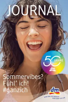 dm drogerie markt Journal Juli 2026 ab 09.07.2026 gültig dm drogerie markt Journal Juli 2026 ab 09.07.2026 gültig