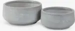 JYSK JYSK Саксия за градина TERASSE &Oslash;44/36 сиво 2 бр./к-т - до 08-07-26