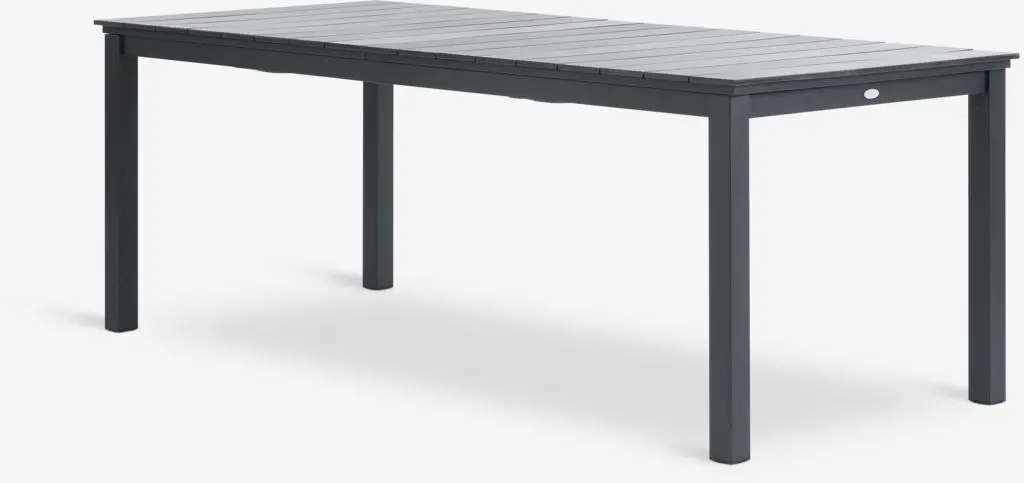 JYSK Градинска маса MOSS Ш95xД214/315 сива
