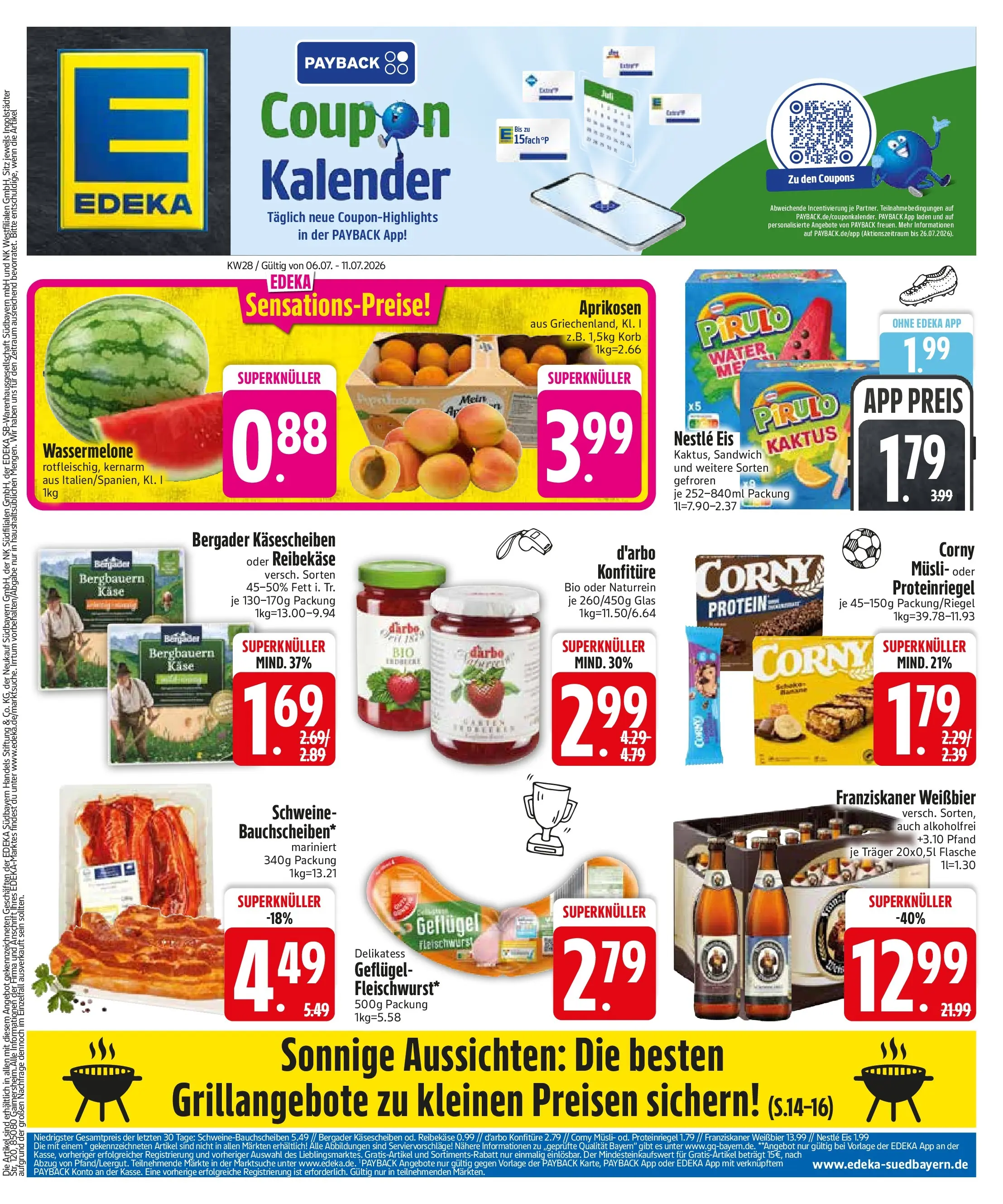 Edeka - EDEKA: Wochenangebote (ab 05.07.2026) » Angebote Online | Seite: 3 | Produkte: Musli, Franziskaner, Käse, Eis