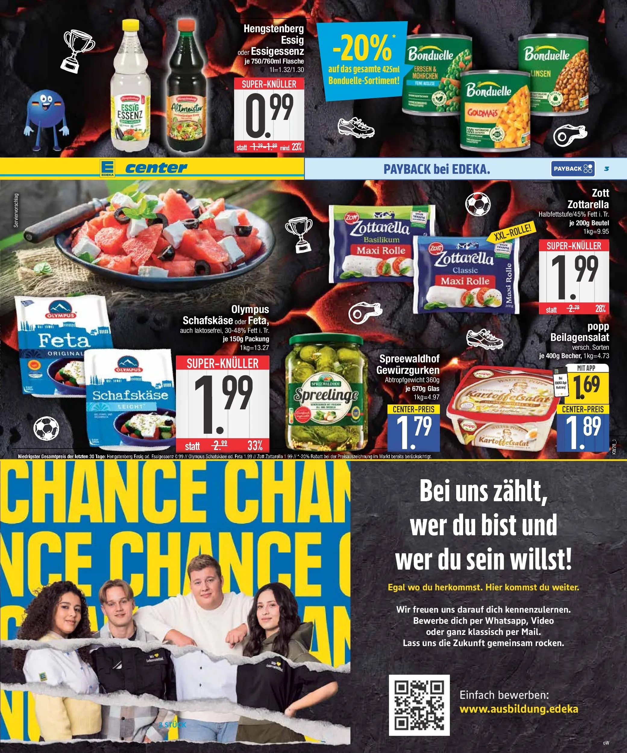 Edeka - EDEKA: Wochenangebote (ab 05.07.2026) » Angebote Online | Seite: 3 | Produkte: Feta, Essig, Video, Schafskase