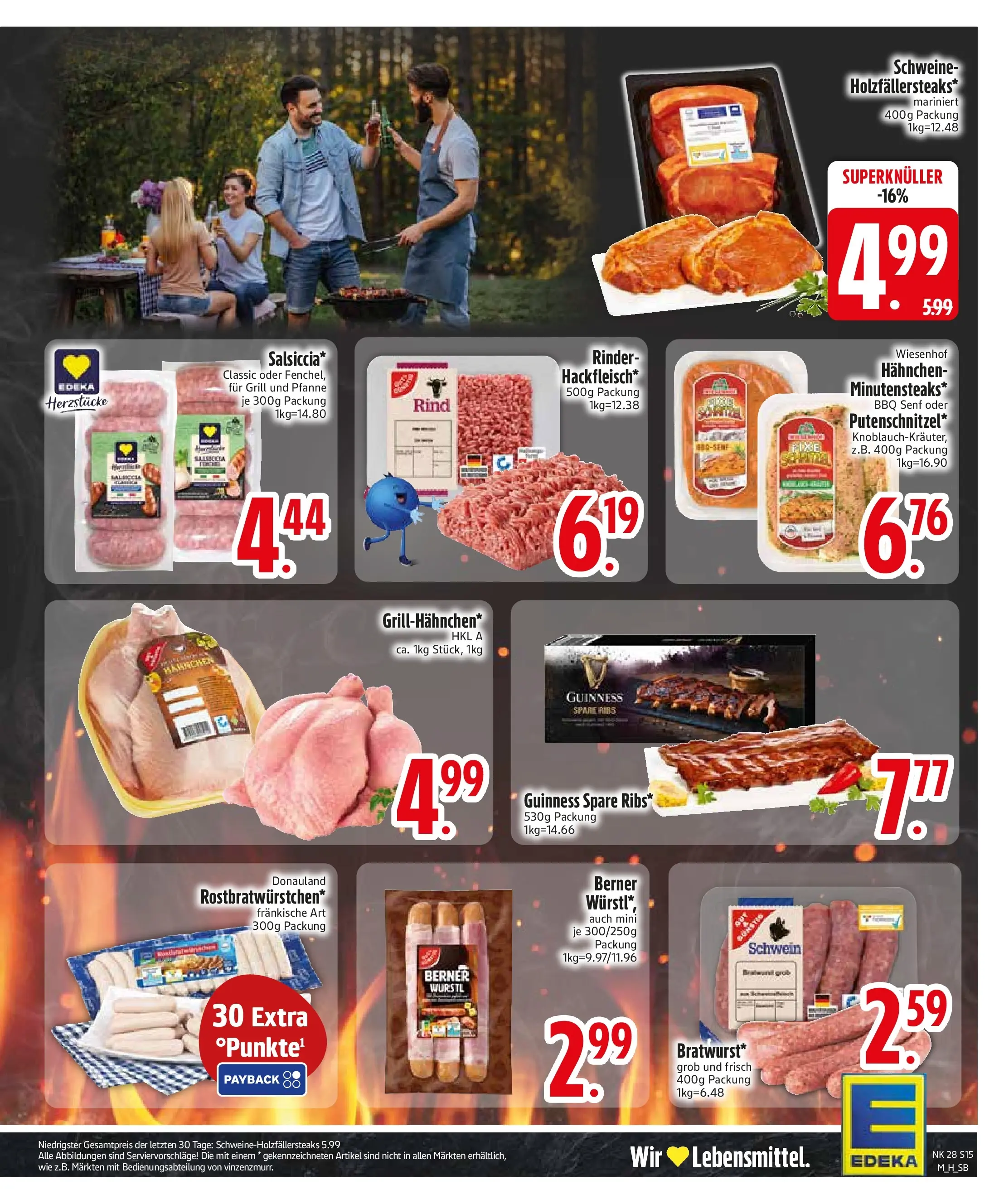 Edeka - EDEKA: Wochenangebote (ab 05.07.2026) » Angebote Online | Seite: 17 | Produkte: Grill, Hahnchen, Spare ribs, Wurst