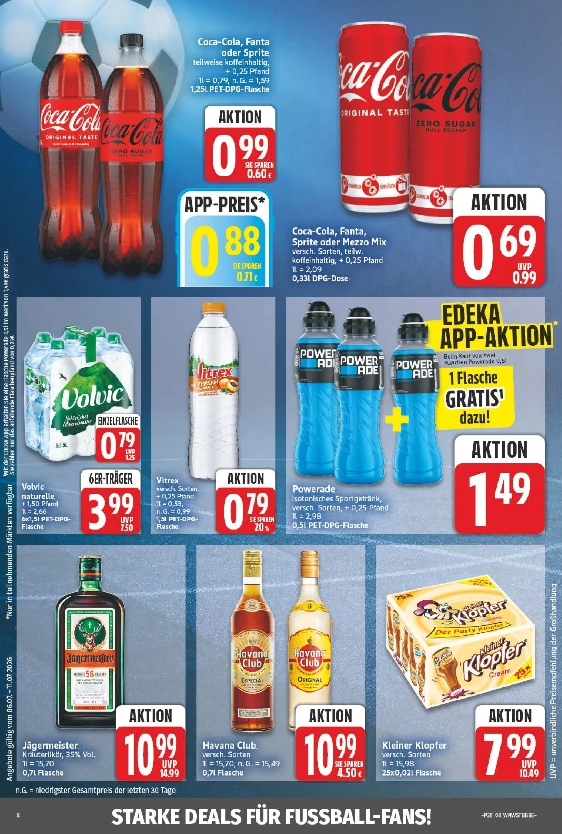 Angebote - Wochenangebote (ab 05.07.2026) zum Blättern | Seite: 8 | Produkte: Mezzo mix, Coca cola, Sprite, Zucker