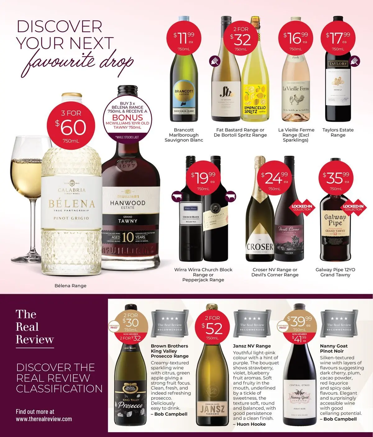 Deals - Discover Winter Favourites 06/07 - 05/07/2026 > weekly / monthly specials | Page: 4 | Products: Wine