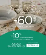 Bouchara SOLDES jusqu'&agrave; -60 % - au 21.07.2026