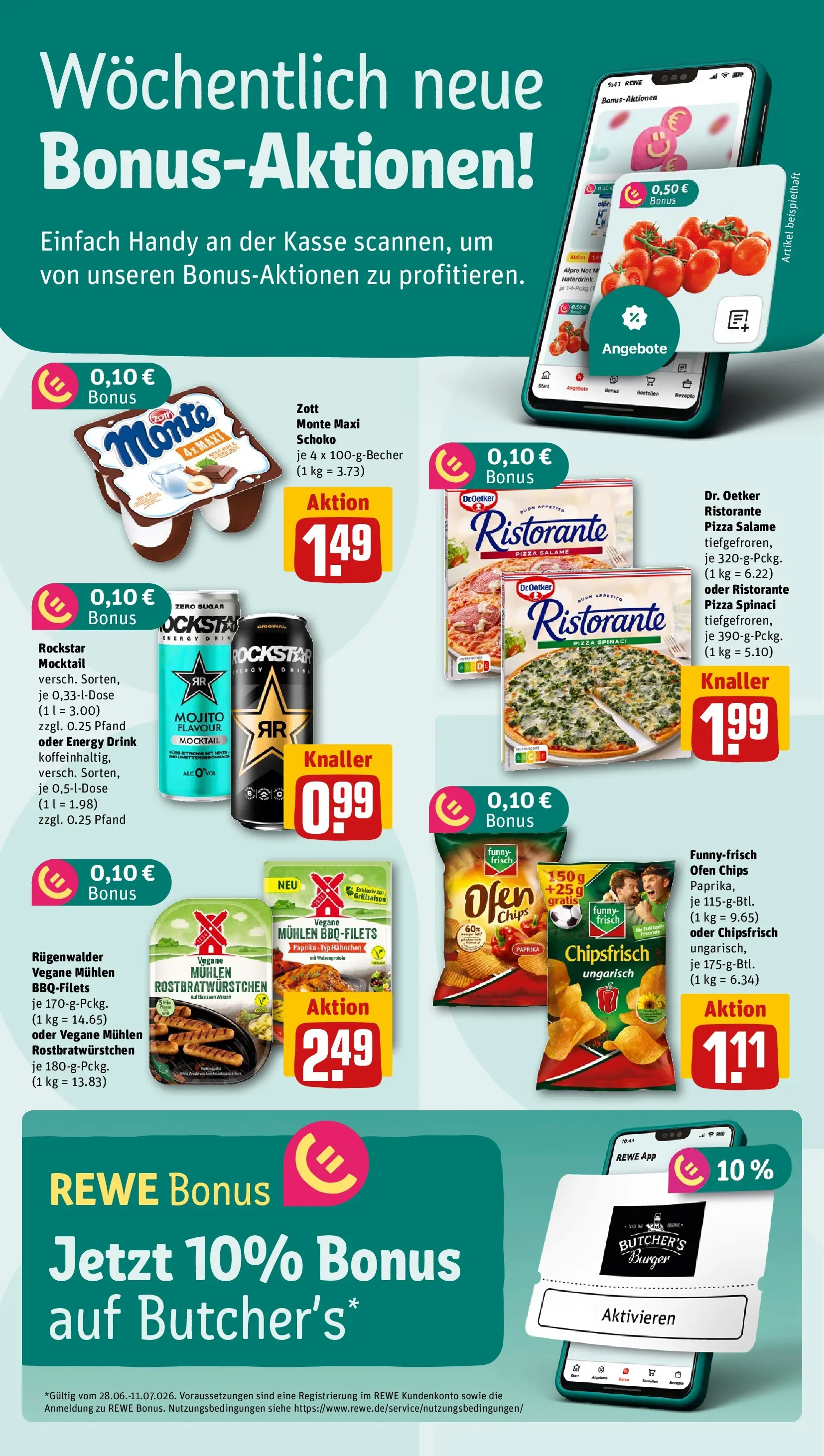 REWE Prospekt ab 05.07.2026 zum Blättern » Angebote | Seite: 2 | Produkte: Ristorante, Haferdrink, Alpro, Paprika
