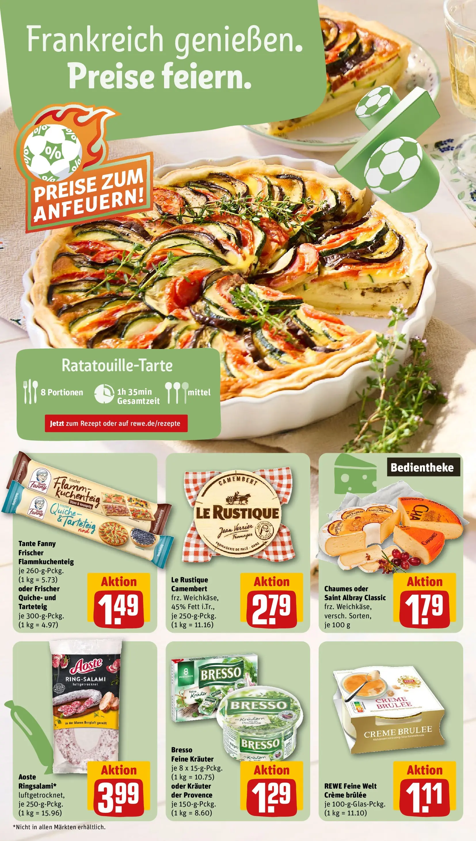 REWE Prospekt ab 05.07.2026 zum Blättern » Angebote | Seite: 4 | Produkte: Bresso, Creme, Creme brulee