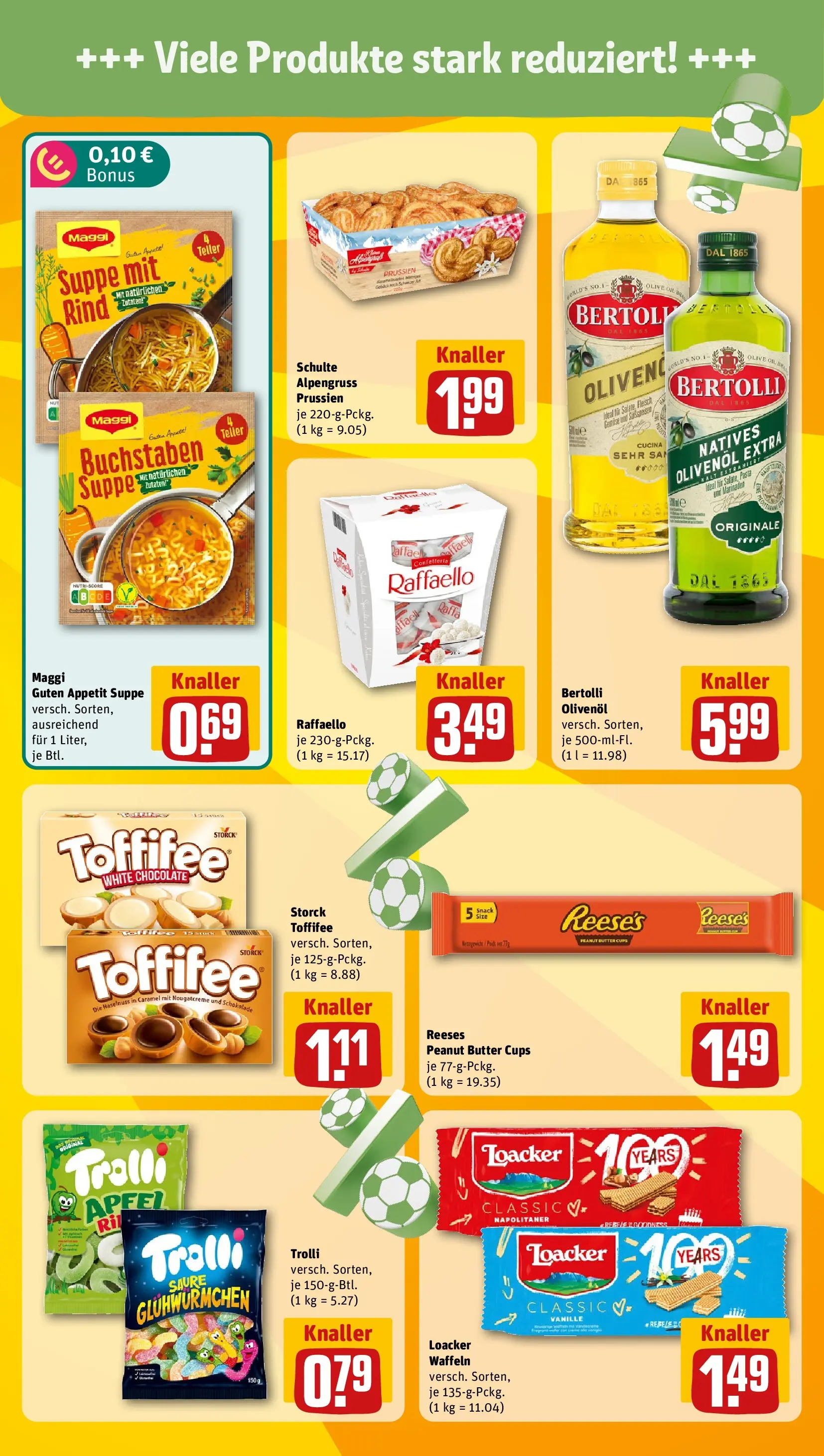 REWE Prospekt ab 05.07.2026 zum Blättern » Angebote | Seite: 17 | Produkte: Butter, Schokolade, Olivenol, Gemüse