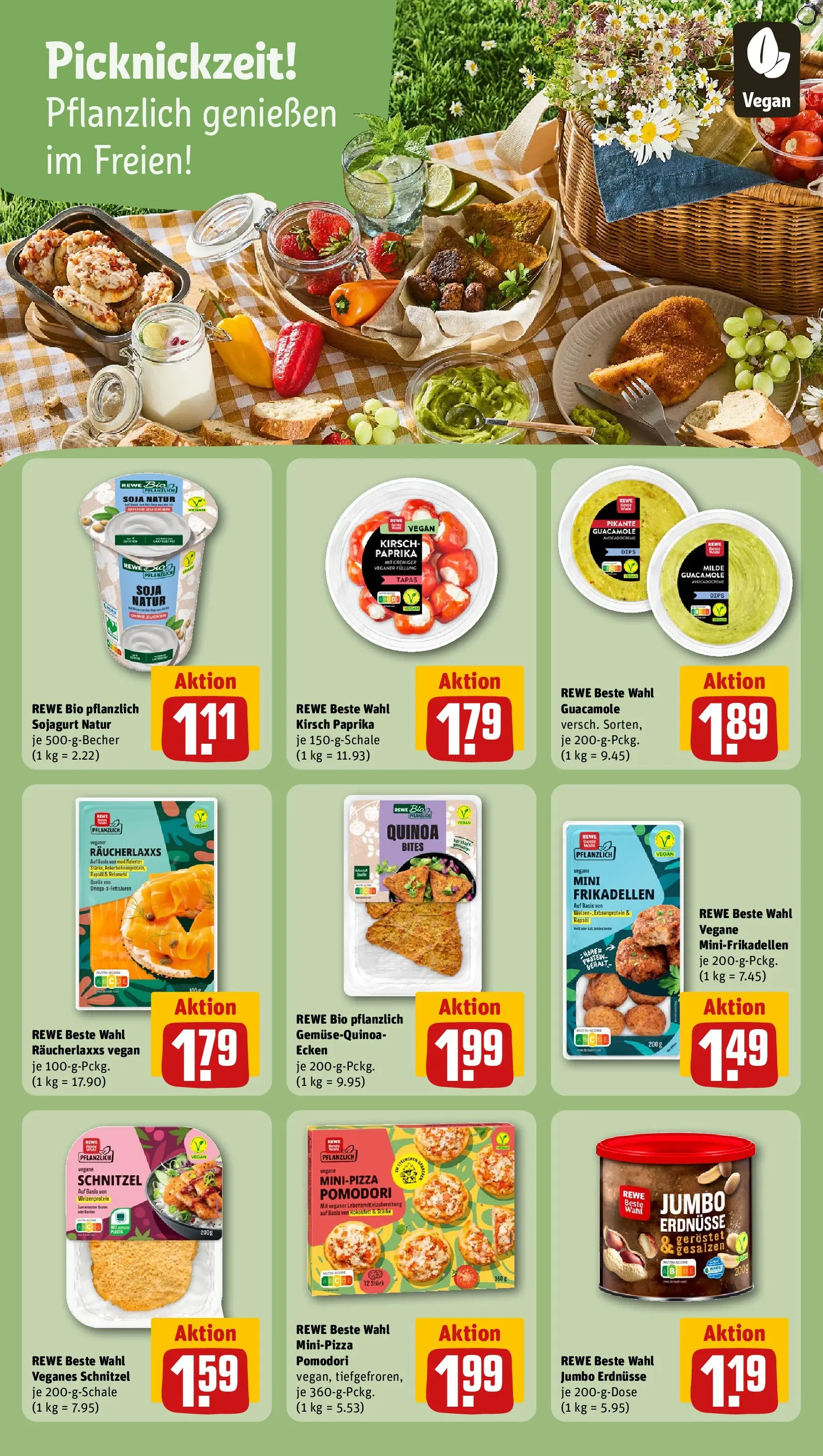 REWE Prospekt ab 05.07.2026 zum Blättern » Angebote | Seite: 21 | Produkte: Rapsöl, Schnitzel, Paprika, Zucker