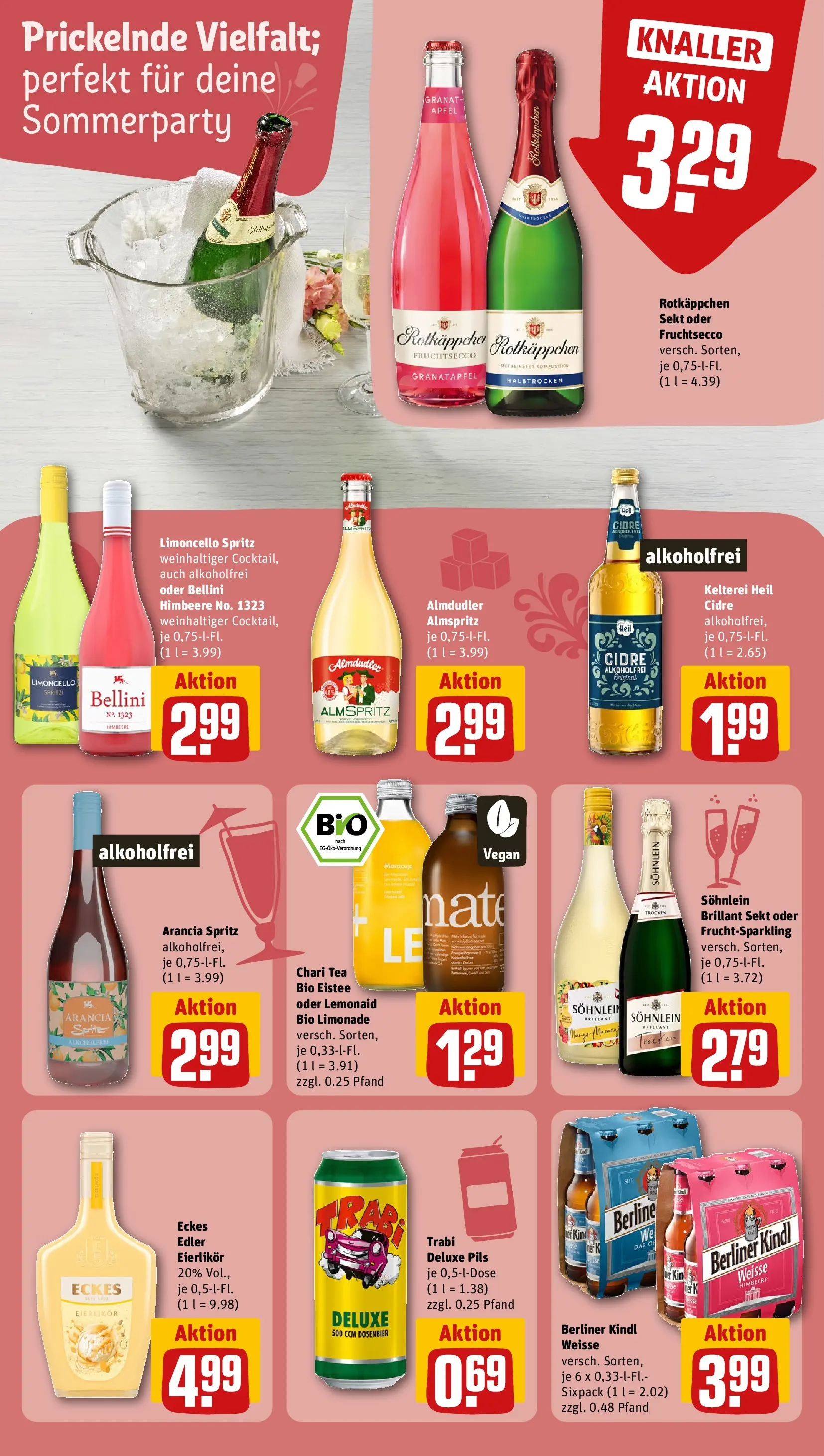 REWE Prospekt ab 05.07.2026 zum Blättern » Angebote | Seite: 19 | Produkte: Berliner, Pils, Limonade, Himbeere