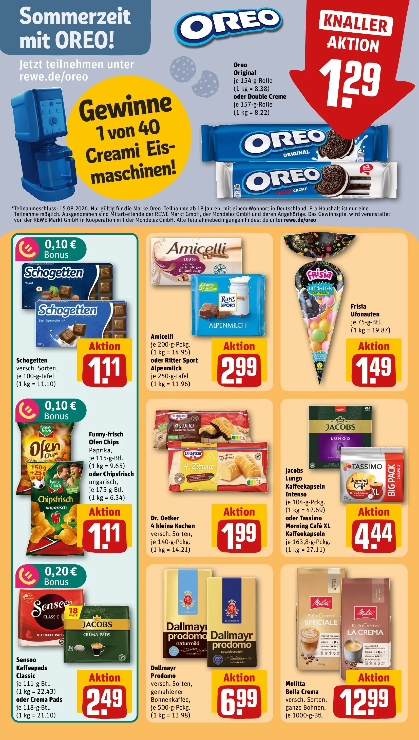 REWE Prospekt ab 05.07.2026 zum Blättern » Angebote | Seite: 25 | Produkte: Melitta, Senseo, Funny frisch, Kuchen