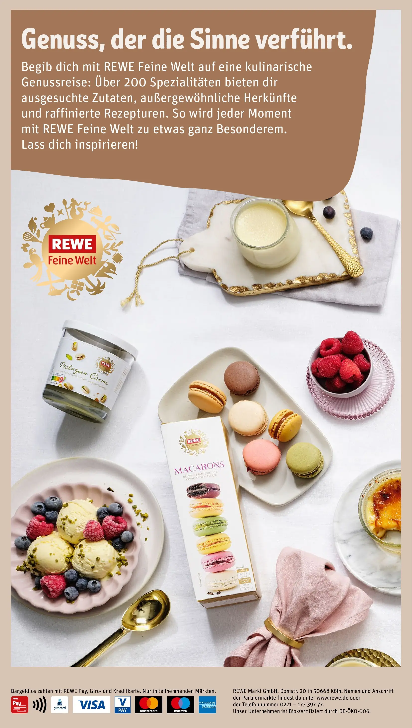 REWE Prospekt ab 05.07.2026 zum Blättern » Angebote | Seite: 30 | Produkte: Pistazien, Creme