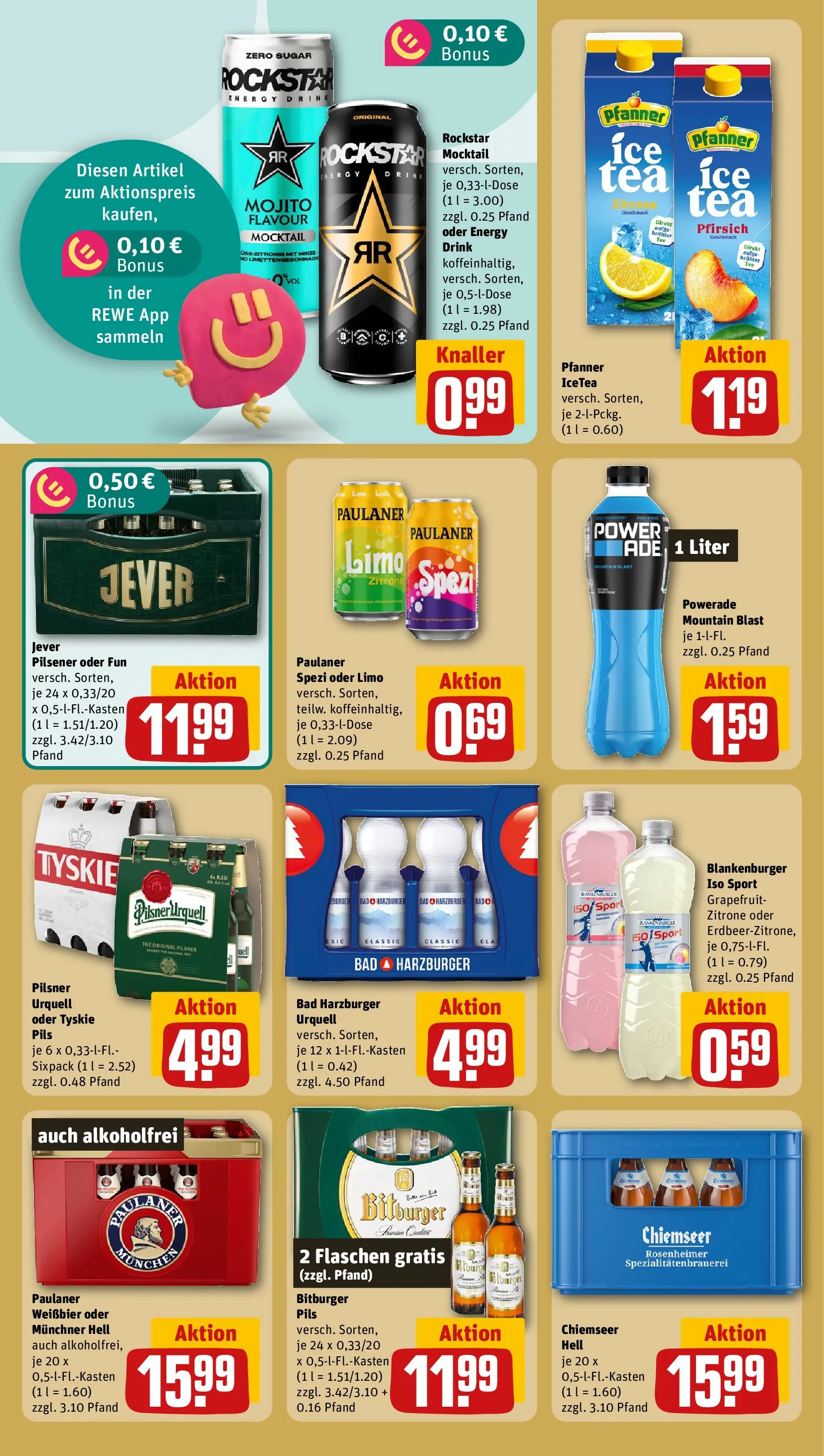 REWE Prospekt ab 05.07.2026 zum Blättern » Angebote | Seite: 22 | Produkte: Energy, Bad, Grapefruit, Jever