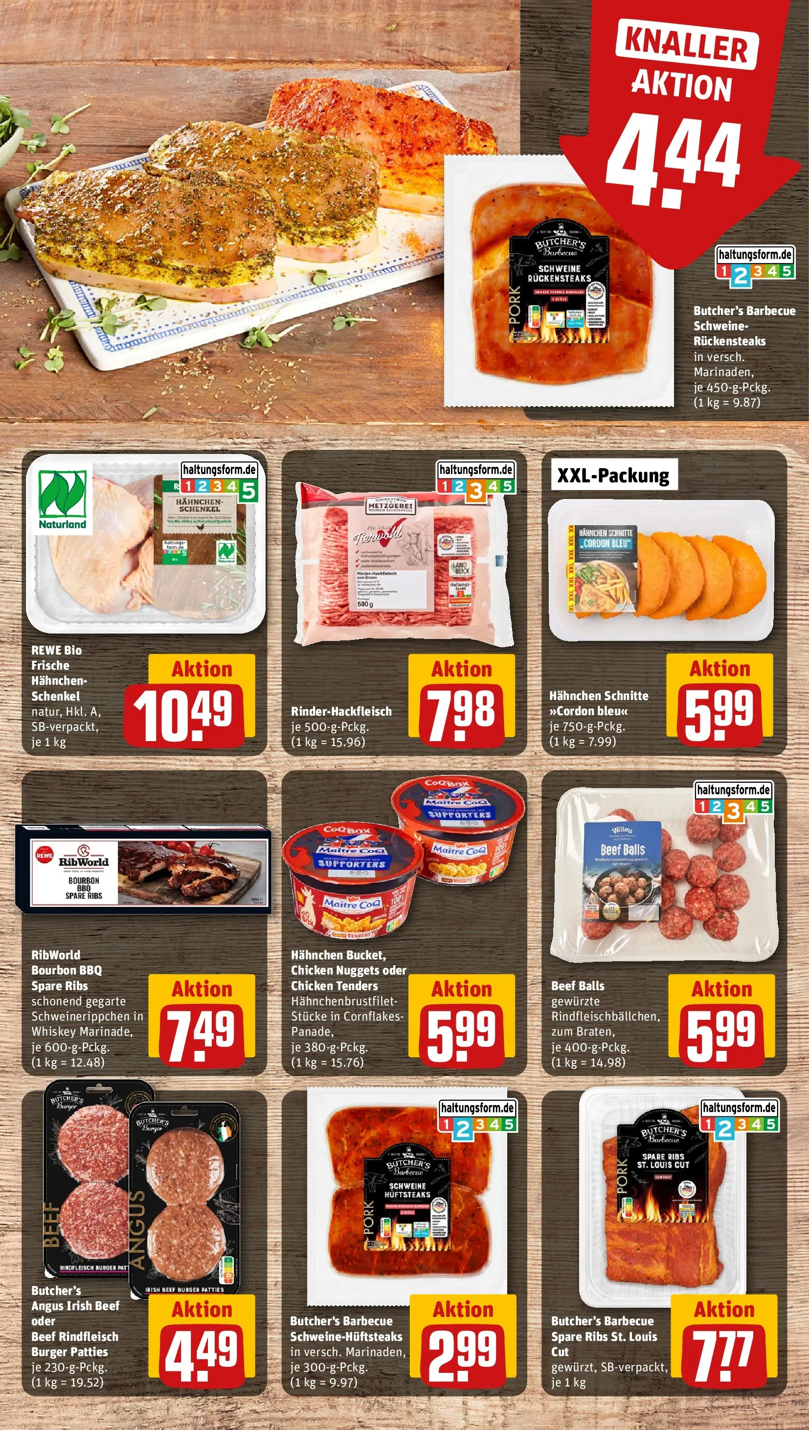 REWE Prospekt ab 05.07.2026 zum Blättern » Angebote | Seite: 10 | Produkte: Burger, Paprika