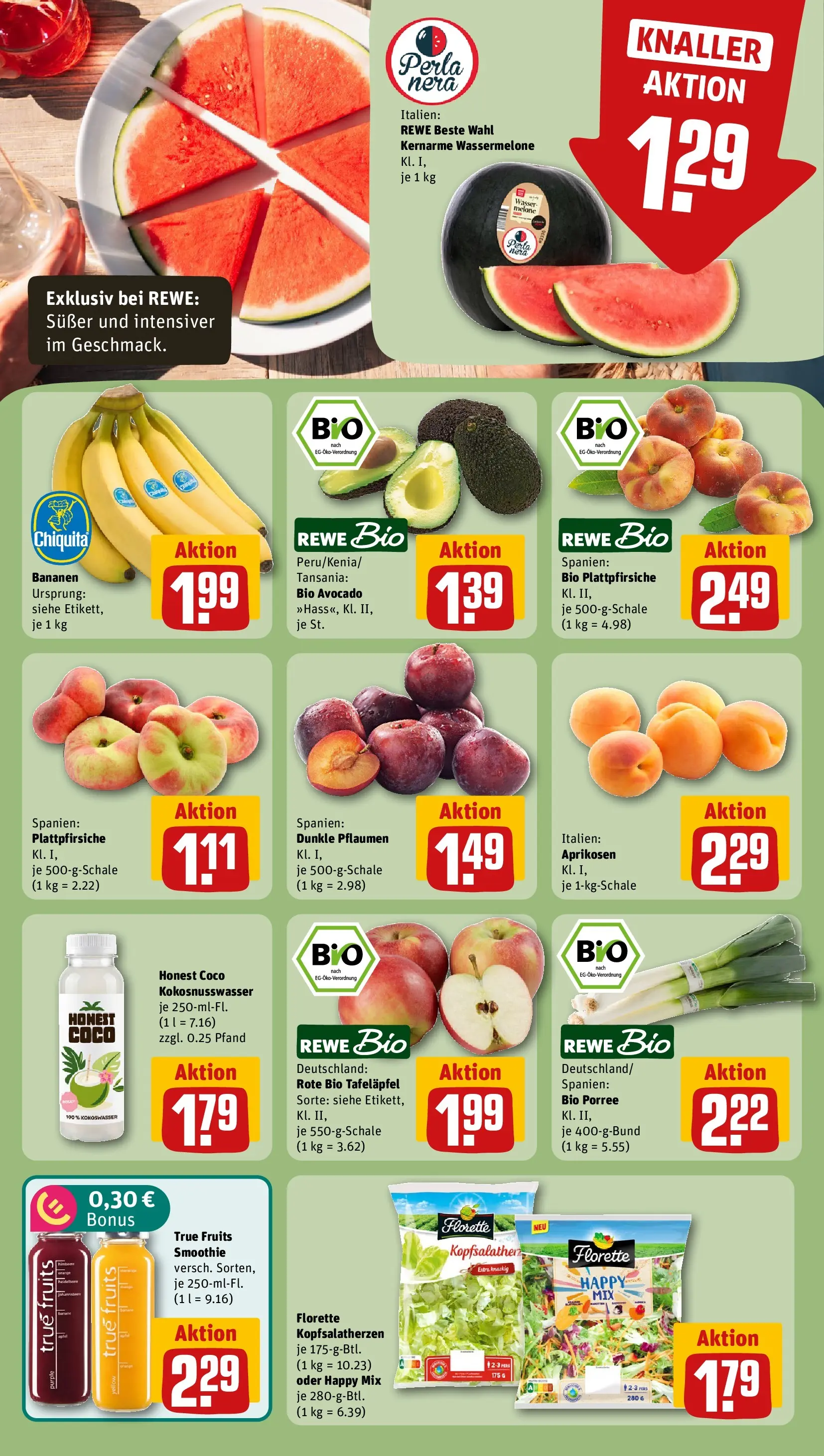 REWE Prospekt ab 05.07.2026 zum Blättern » Angebote | Seite: 8 | Produkte: Nackensteaks, Schnitzel, Kalbsleber, Gyros