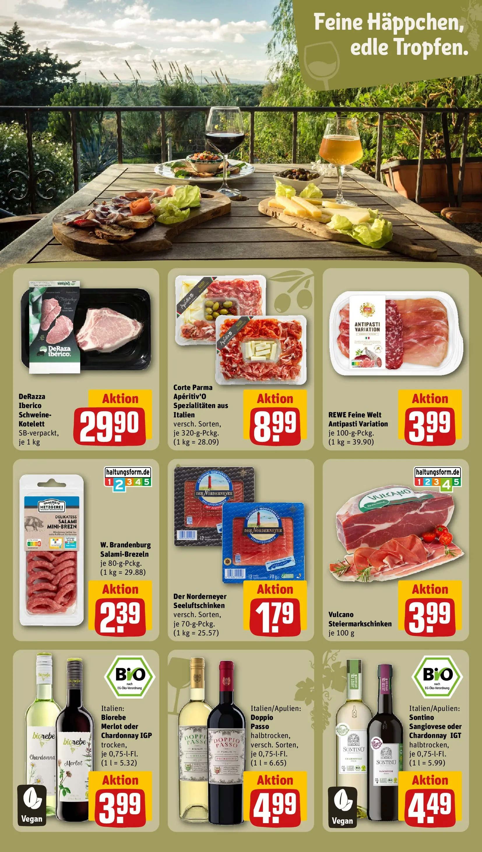 REWE Prospekt ab 05.07.2026 zum Blättern » Angebote | Seite: 17 | Produkte: Merlot, Doppio Passo, Salami