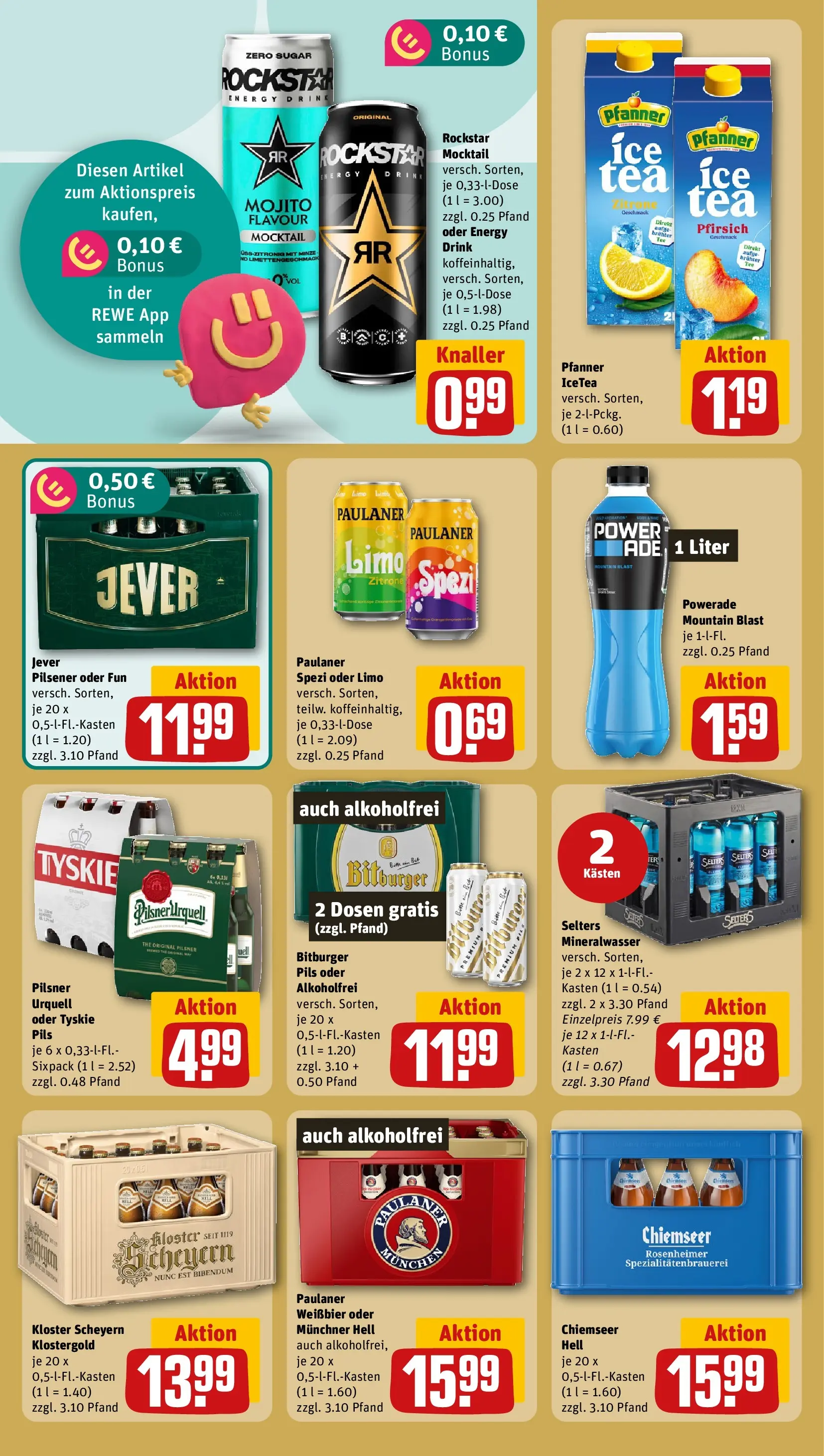 REWE Prospekt ab 05.07.2026 zum Blättern » Angebote | Seite: 20 | Produkte: Rockstar energy, Energy, Weißbier, Paulaner