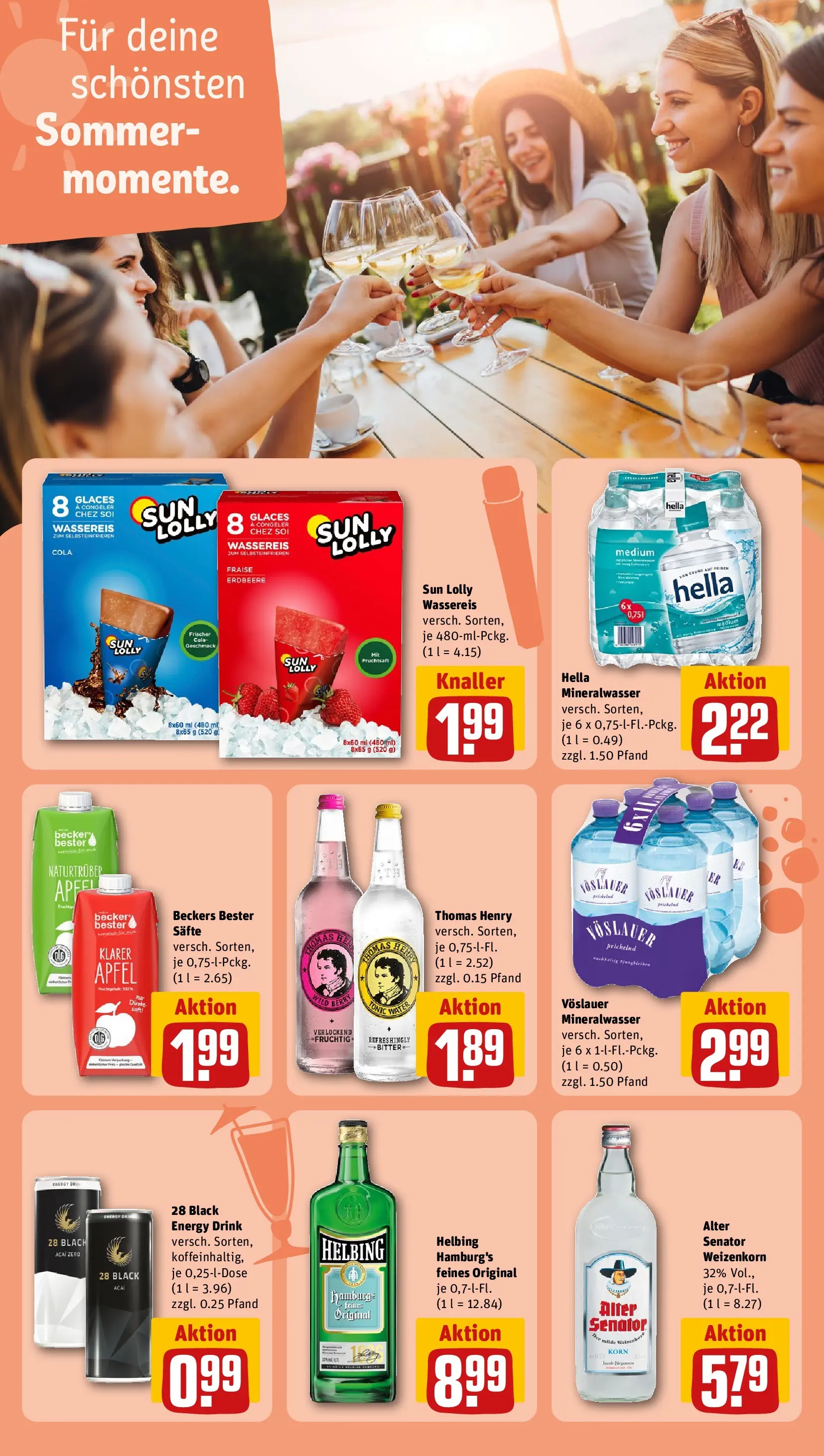 REWE Prospekt ab 05.07.2026 zum Blättern » Angebote | Seite: 20 | Produkte: Tyskie, Cola, Jever, Pfirsich