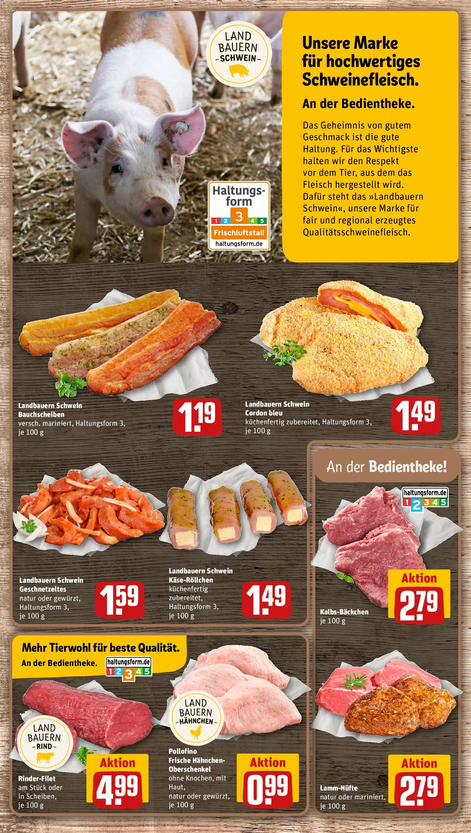 REWE Prospekt ab 05.07.2026 zum Blättern » Angebote | Seite: 10 | Produkte: Hahnchen, Rinderfilet, Fleisch