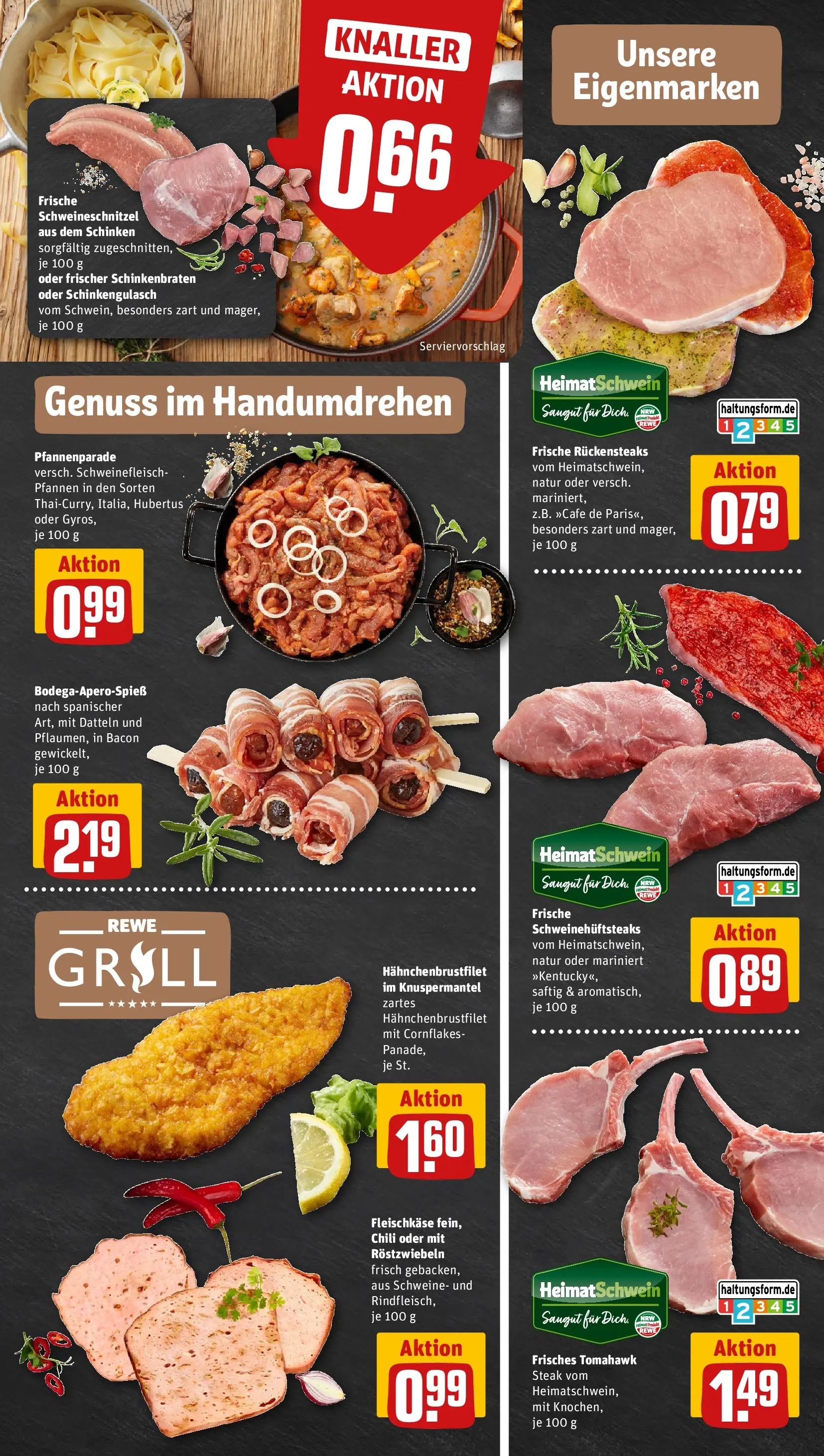REWE Prospekt ab 06.07.2026 zum Blättern » Angebote | Seite: 7 | Produkte: Chili, Schinken, Schweinefleisch, Steak