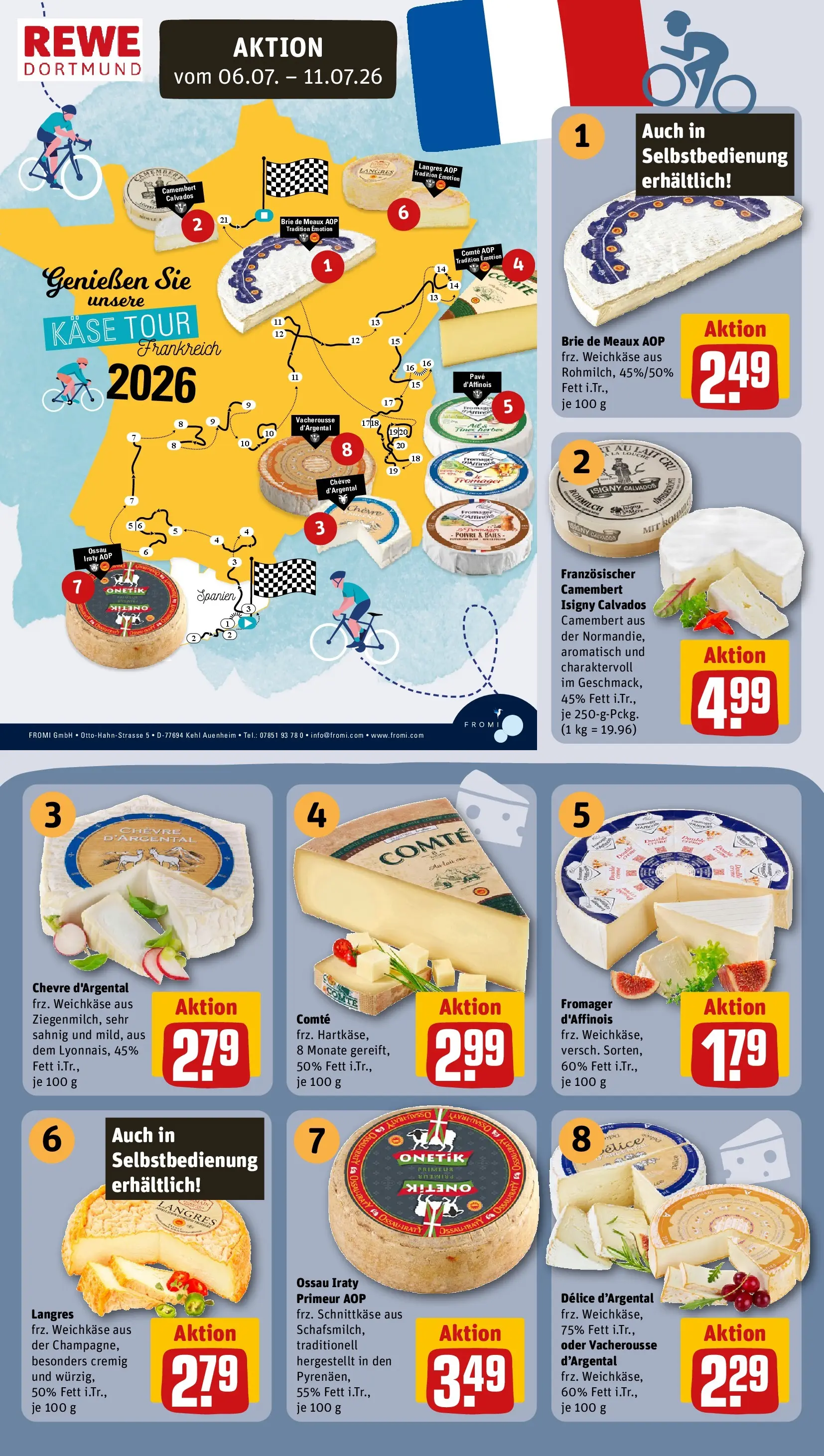 REWE Prospekt ab 06.07.2026 zum Blättern » Angebote | Seite: 10 | Produkte: Käse