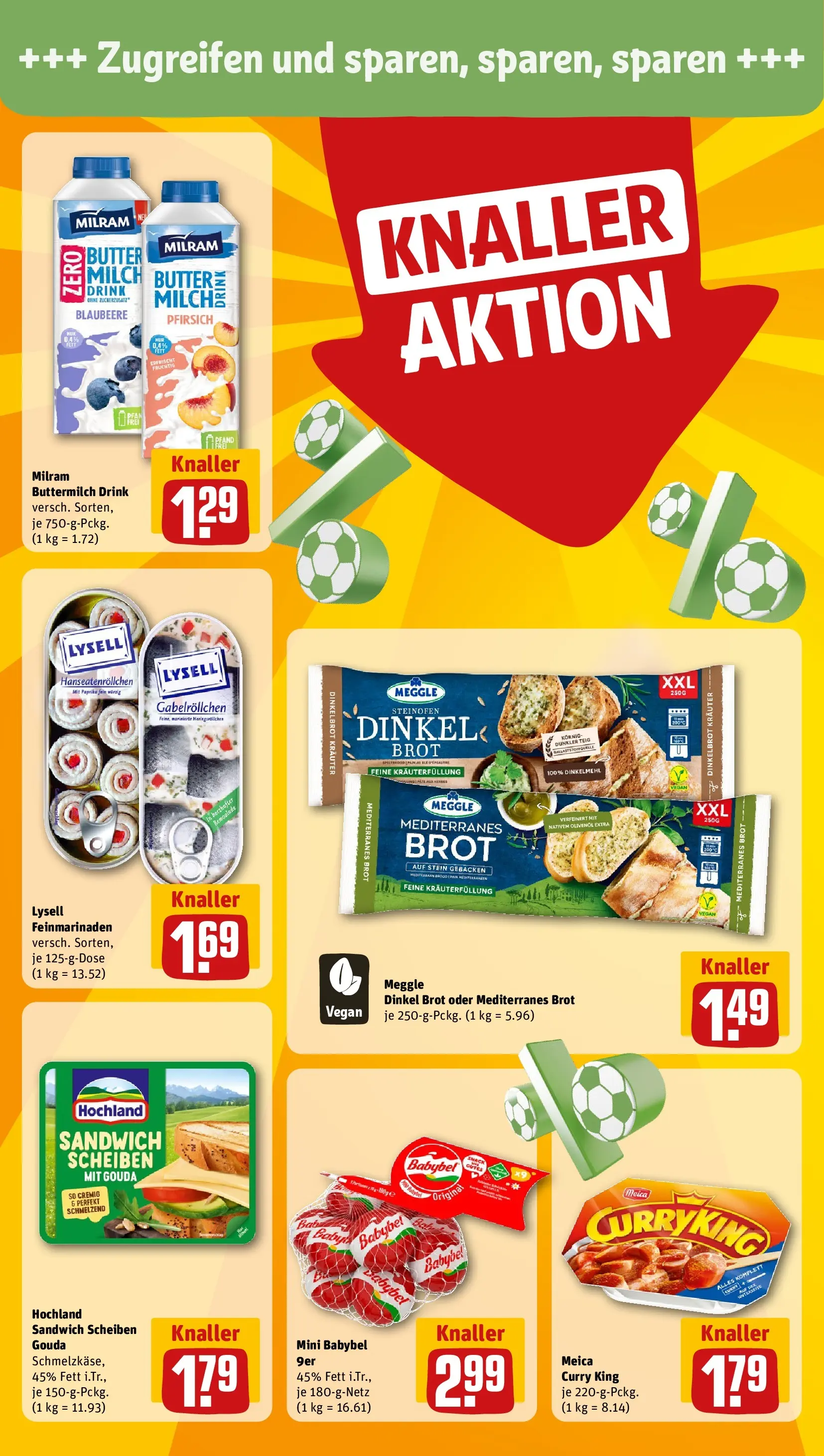 REWE Prospekt ab 06.07.2026 zum Blättern » Angebote | Seite: 16 | Produkte: Milch, Pfirsich, Babybel, Brot