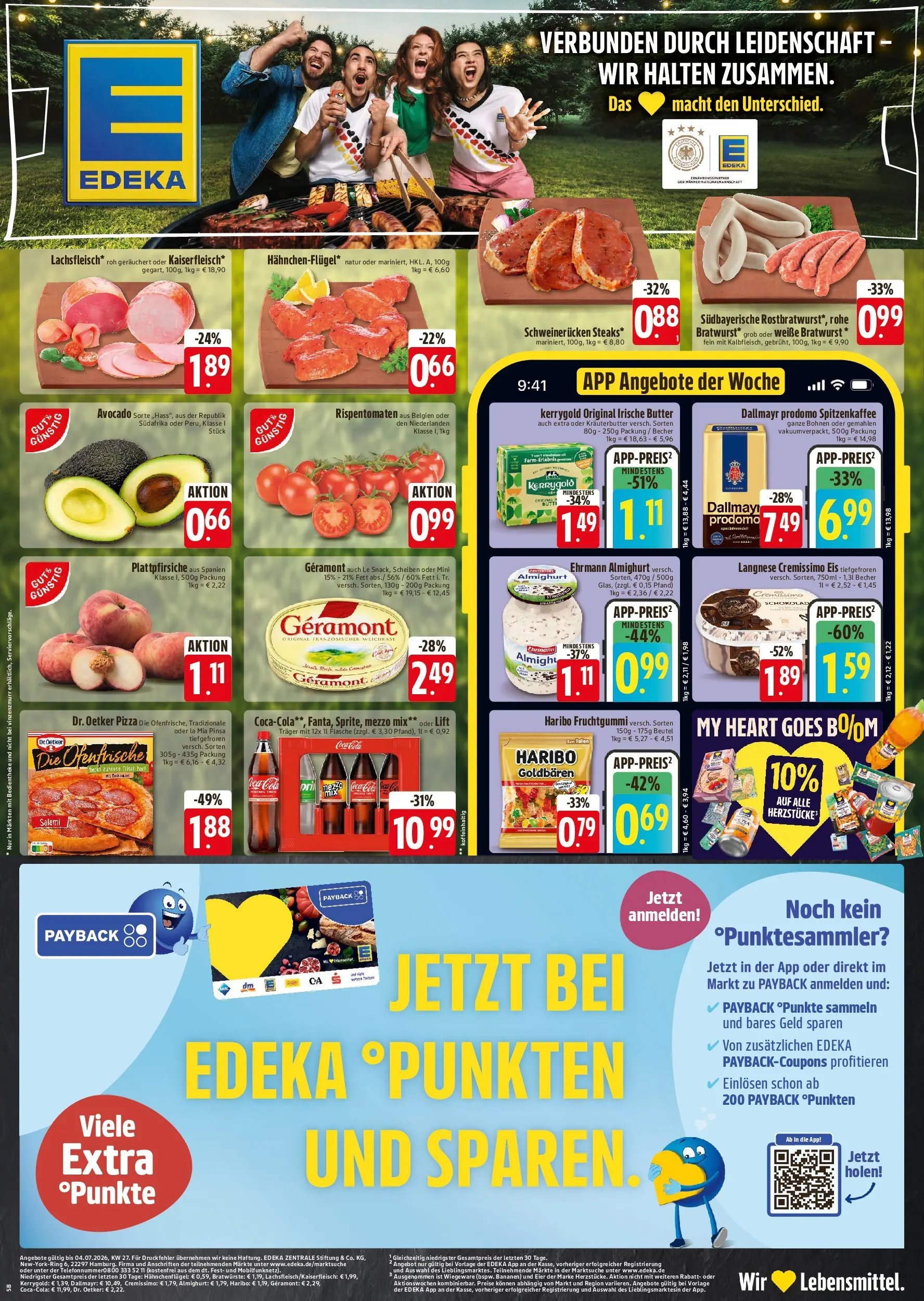 Edeka - EDEKA: Zeitungsinserat (ab 01.07.2026) » Angebote Online | Seite: 1
