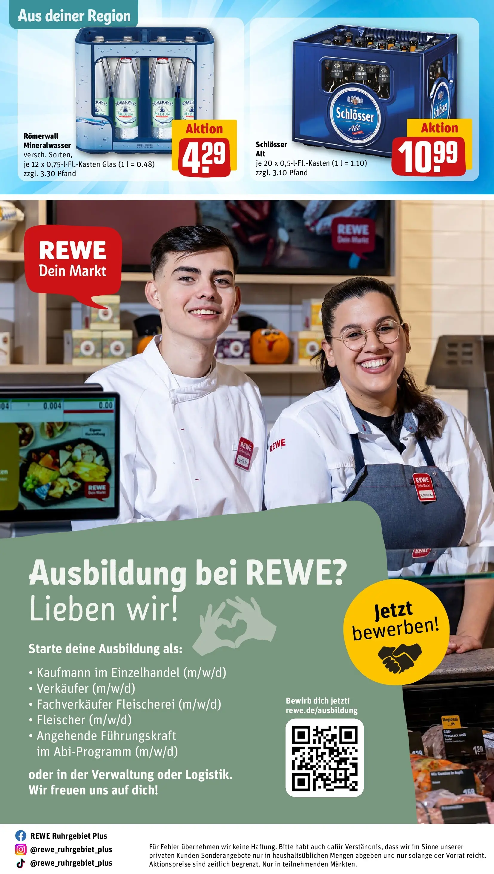 REWE Prospekt ab 06.07.2026 zum Blättern » Angebote | Seite: 28 | Produkte: Mineralwasser