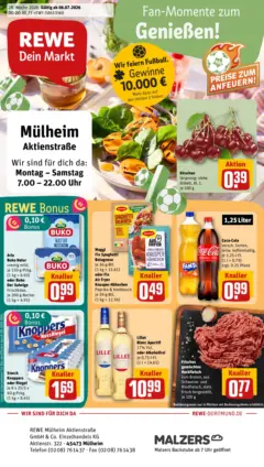 Rewe Prospekt Mülheim An Der Ruhr ab 05.07.2026 gültig Rewe Prospekt Mülheim An Der Ruhr ab 05.07.2026 gültig