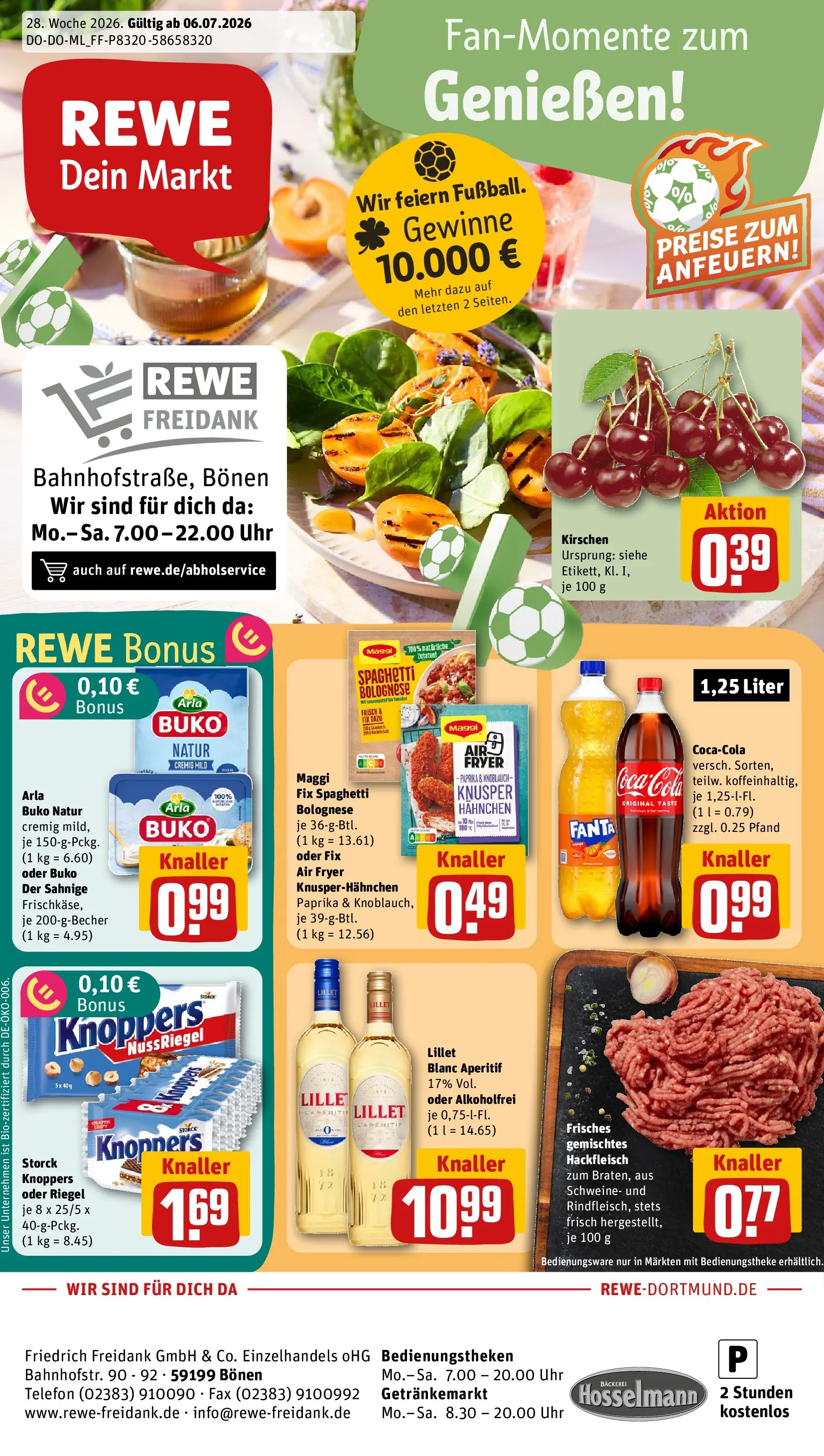 REWE Prospekt ab 05.07.2026 zum Blättern » Angebote | Seite: 1 | Produkte: Fanta, Maggi, Lillet, Knoppers