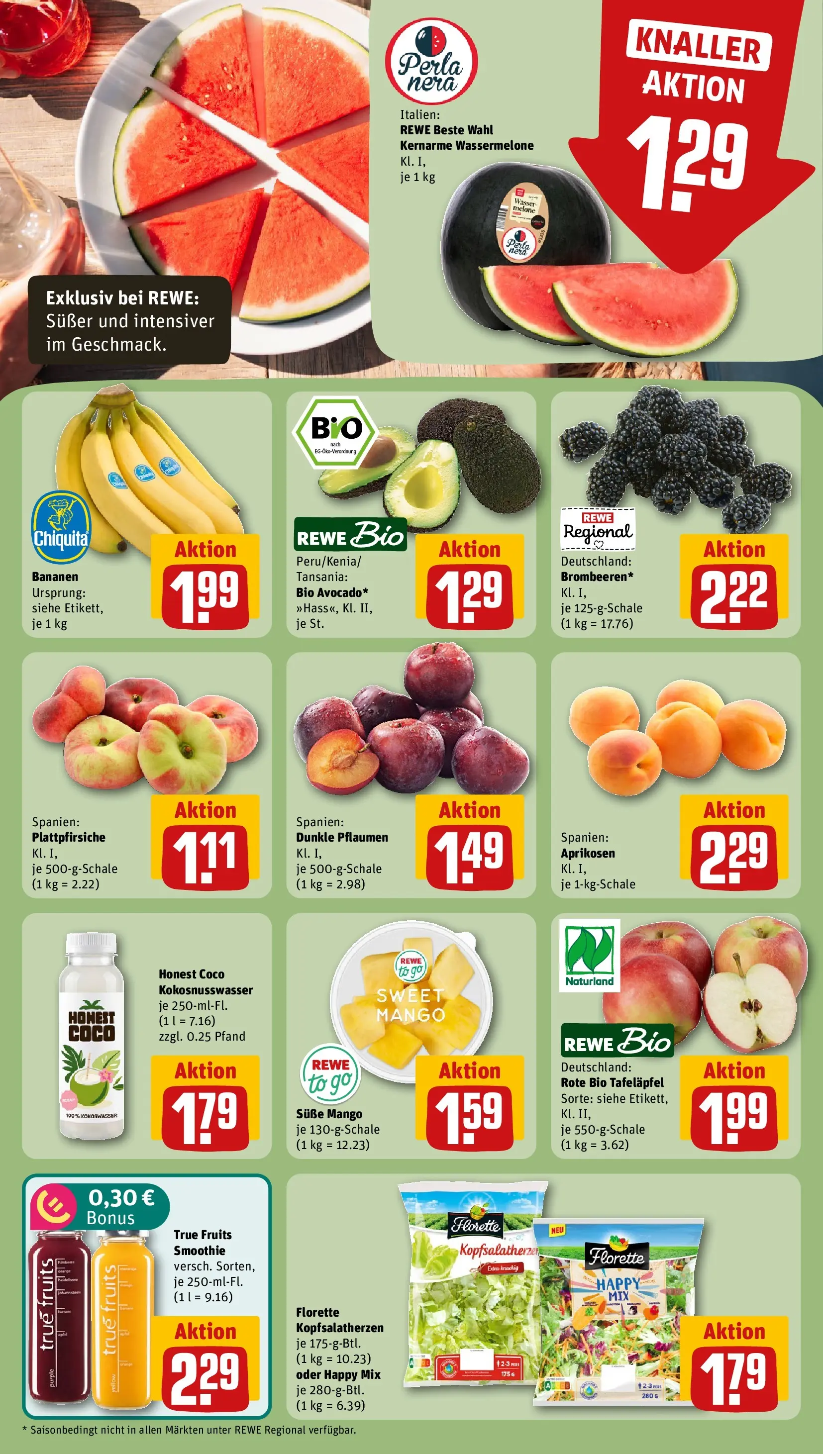 REWE Prospekt ab 06.07.2026 zum Blättern » Angebote | Seite: 6 | Produkte: Spare ribs, Burger, Rindfleisch, Whiskey