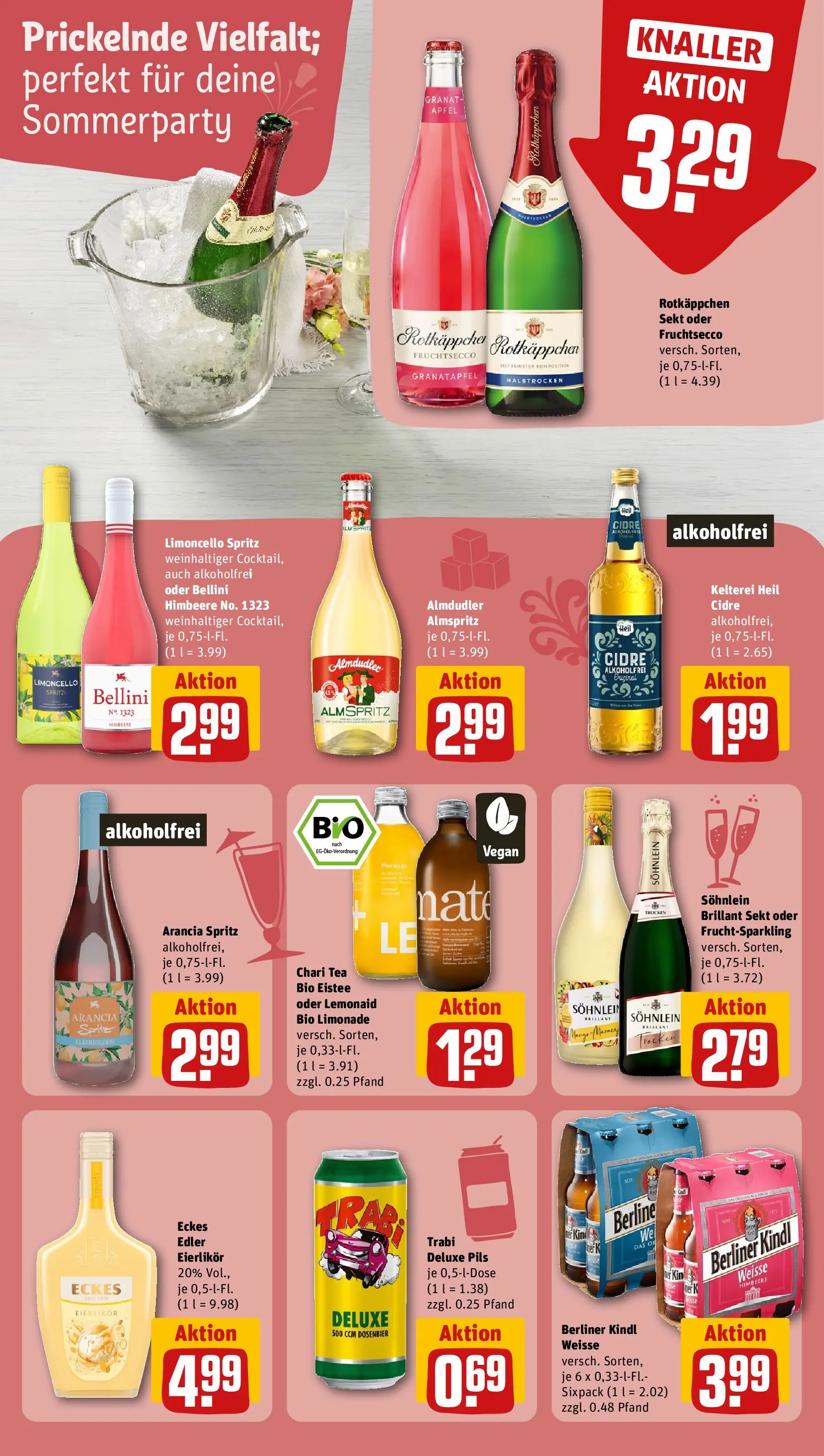 REWE Prospekt ab 06.07.2026 zum Blättern » Angebote | Seite: 11 | Produkte: Pils, Fruchtsecco, Himbeere, Rotkäppchen