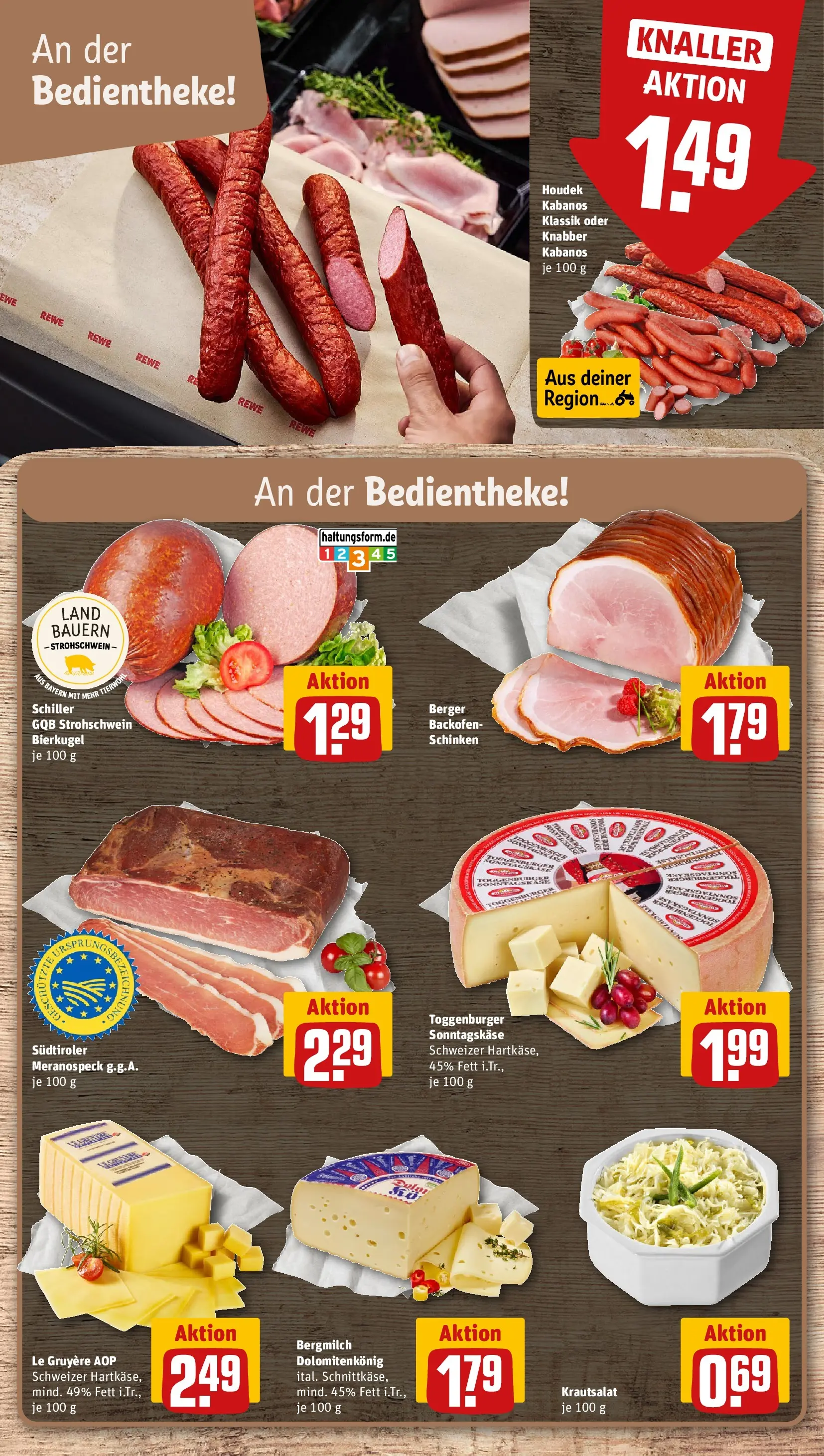 REWE Prospekt ab 06.07.2026 zum Blättern » Angebote | Seite: 8 | Produkte: Backofen, Schinken