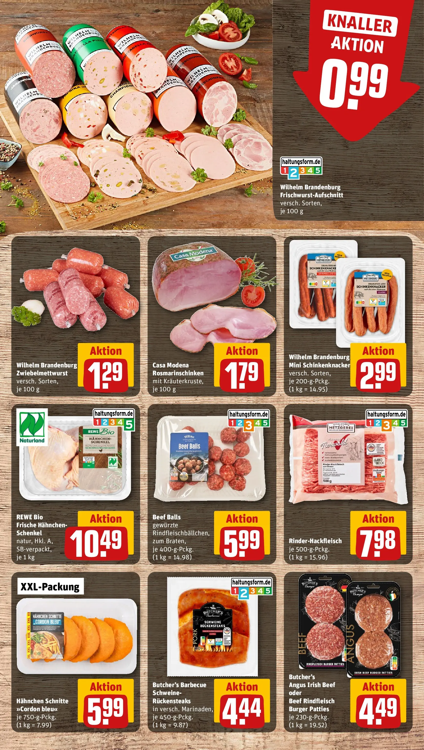 REWE Prospekt ab 06.07.2026 zum Blättern » Angebote | Seite: 7 | Produkte: Hahnchen, Burger, Rindfleisch