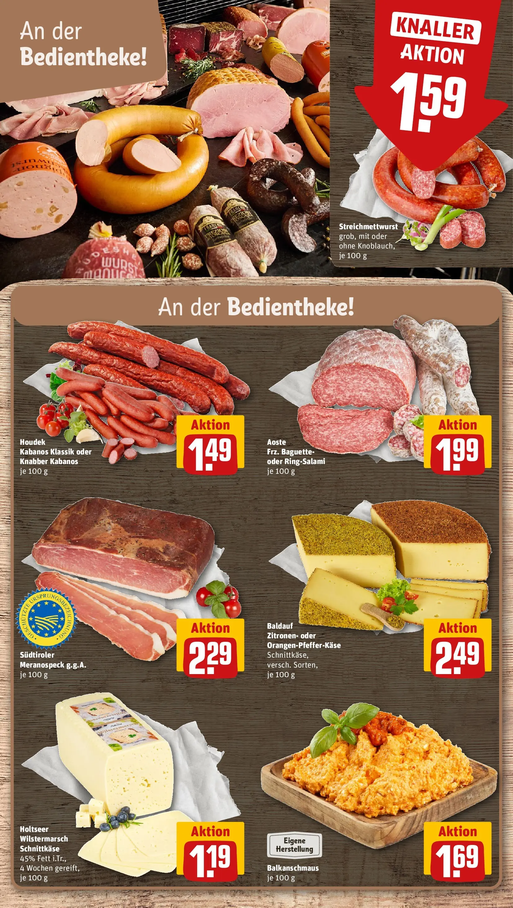 REWE Prospekt ab 06.07.2026 zum Blättern » Angebote | Seite: 8 | Produkte: Baguette, Wurst, Zitronen