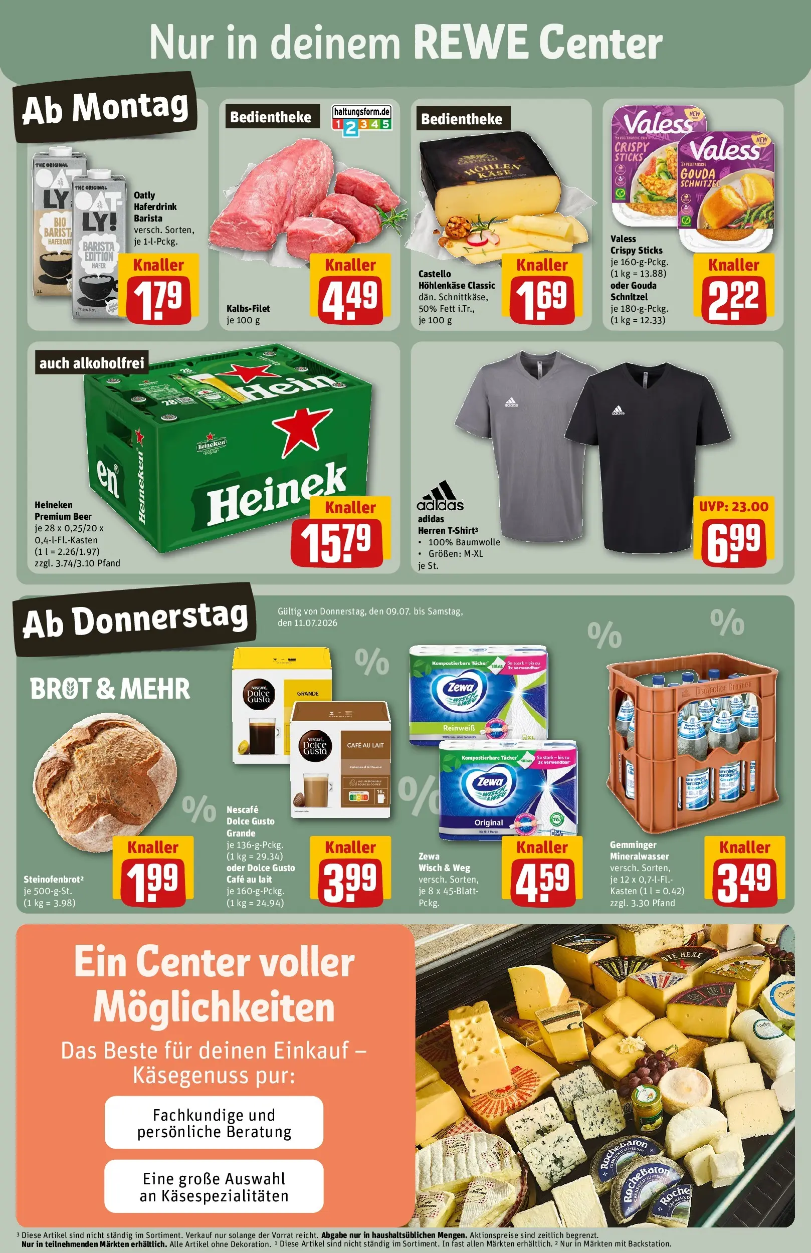 REWE Prospekt ab 06.07.2026 zum Blättern » Angebote | Seite: 3 | Produkte: Nescafe, Schnitzel, Mineralwasser, Haferdrink
